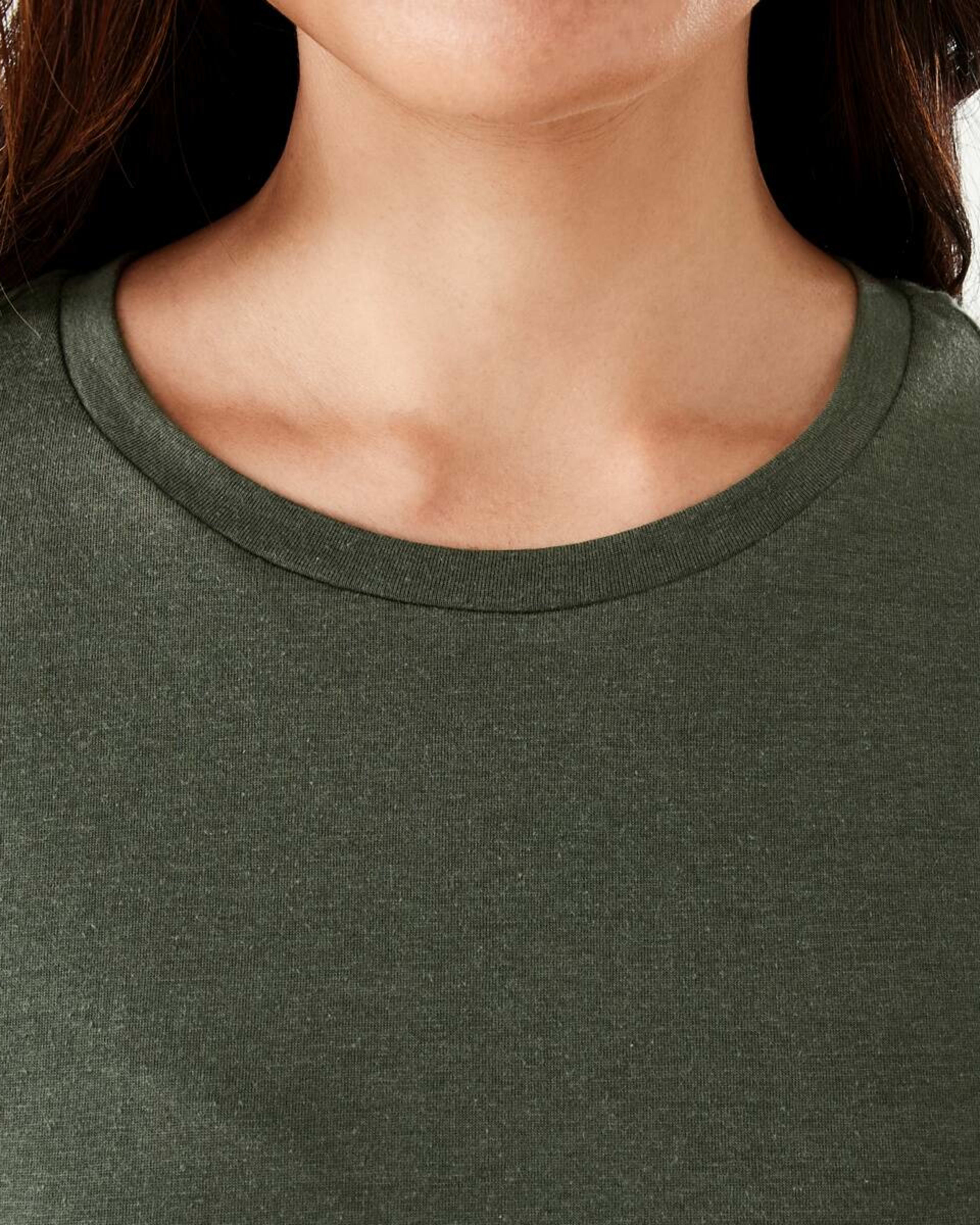 5 Extended Sleeve Slub T-shirt Grn Olive, 5 of 6