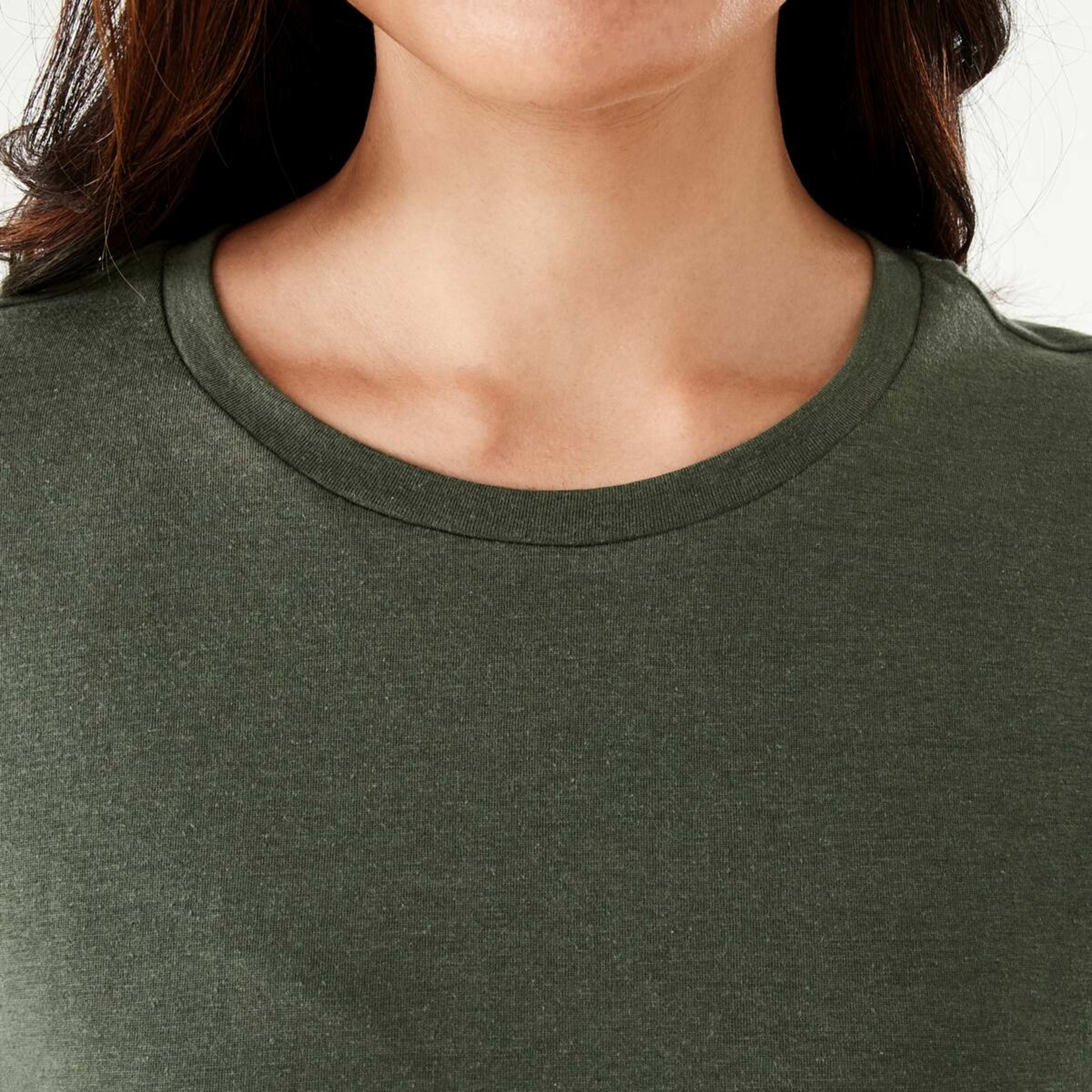 5 Extended Sleeve Slub T-shirt Grn Olive, 5 of 6