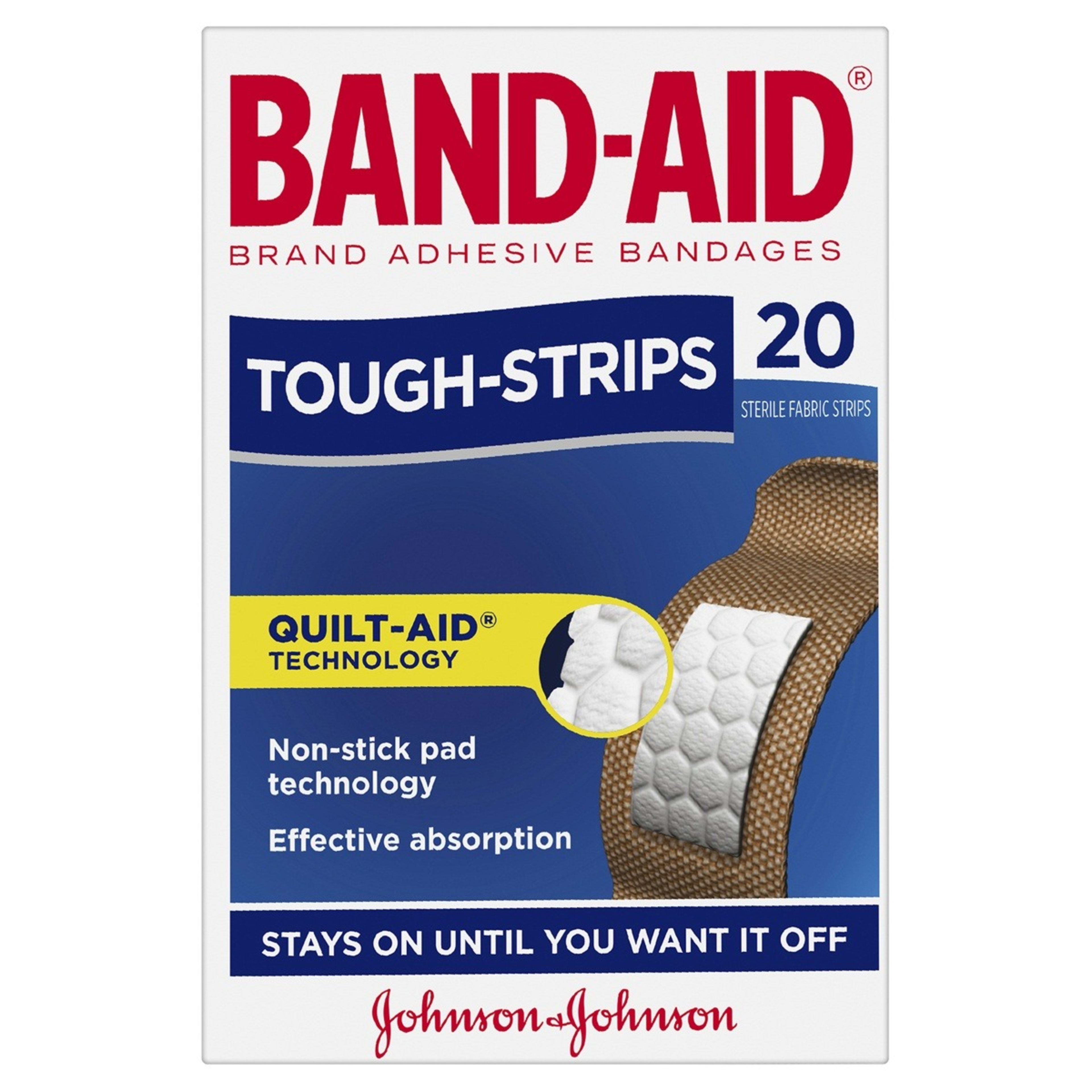 2 20 Pack Band-Aid Tough Strip Adhesive Bandages, 2 of 5