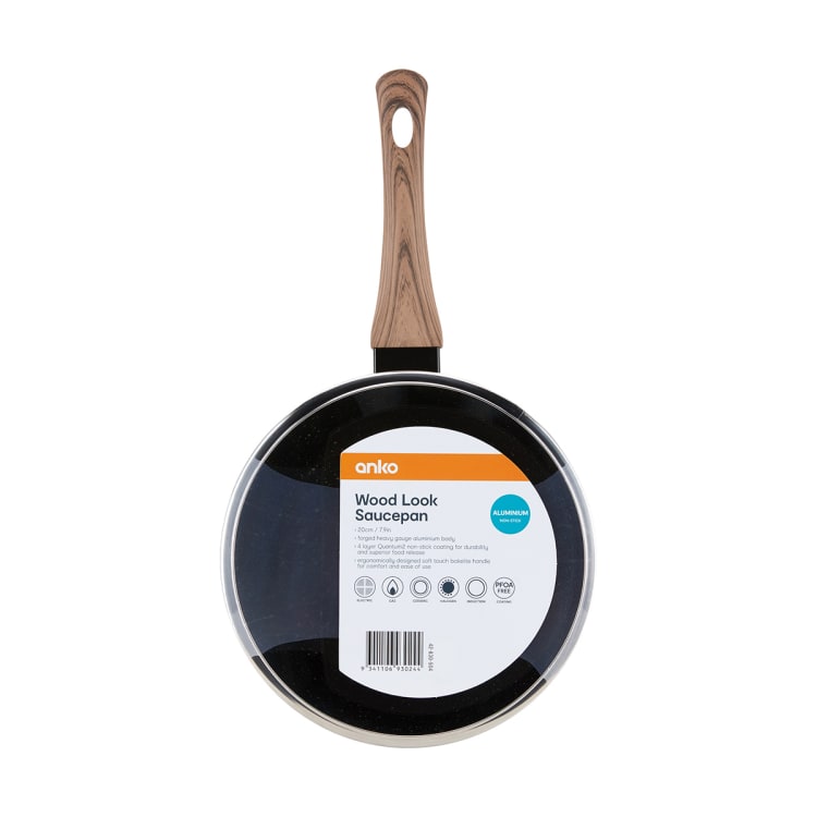 20cm Wood Look Saucepan Kmart
