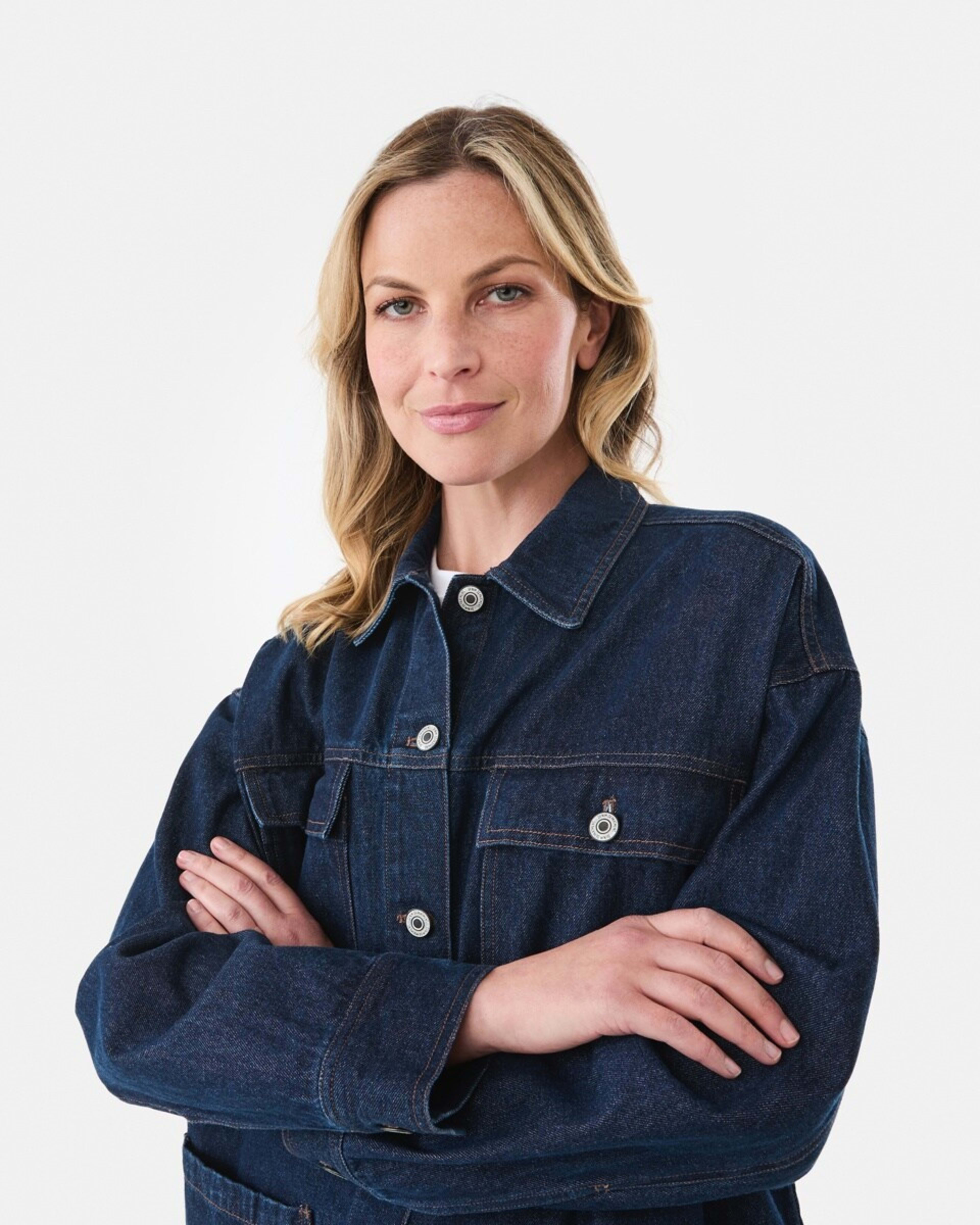 5 Denim Utility Shacket Indigo, 5 of 7