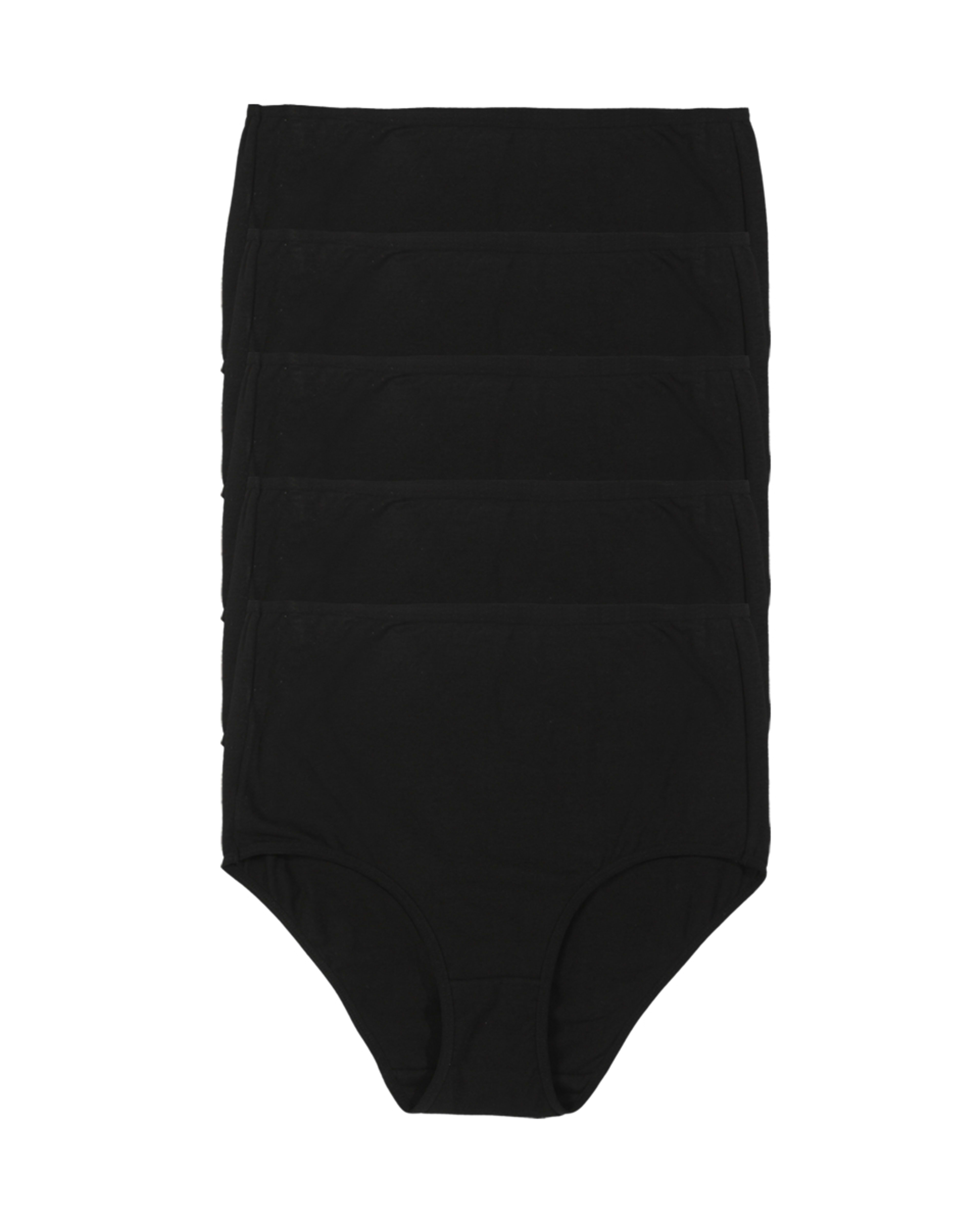 5 Pack Cotton Stretch Full Briefs Kmart