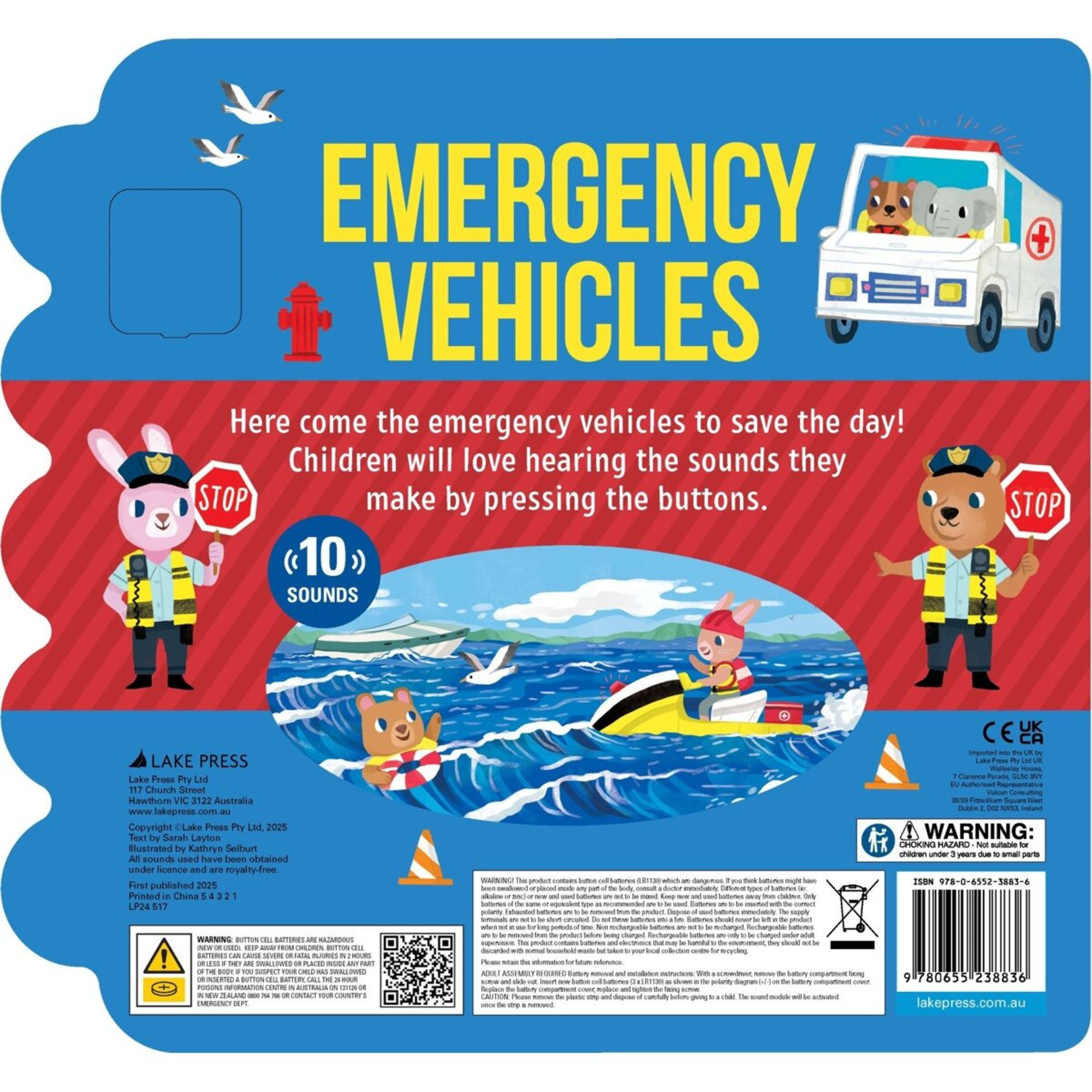 2 Emergency Vehicles - Sound Book, 2 of 5