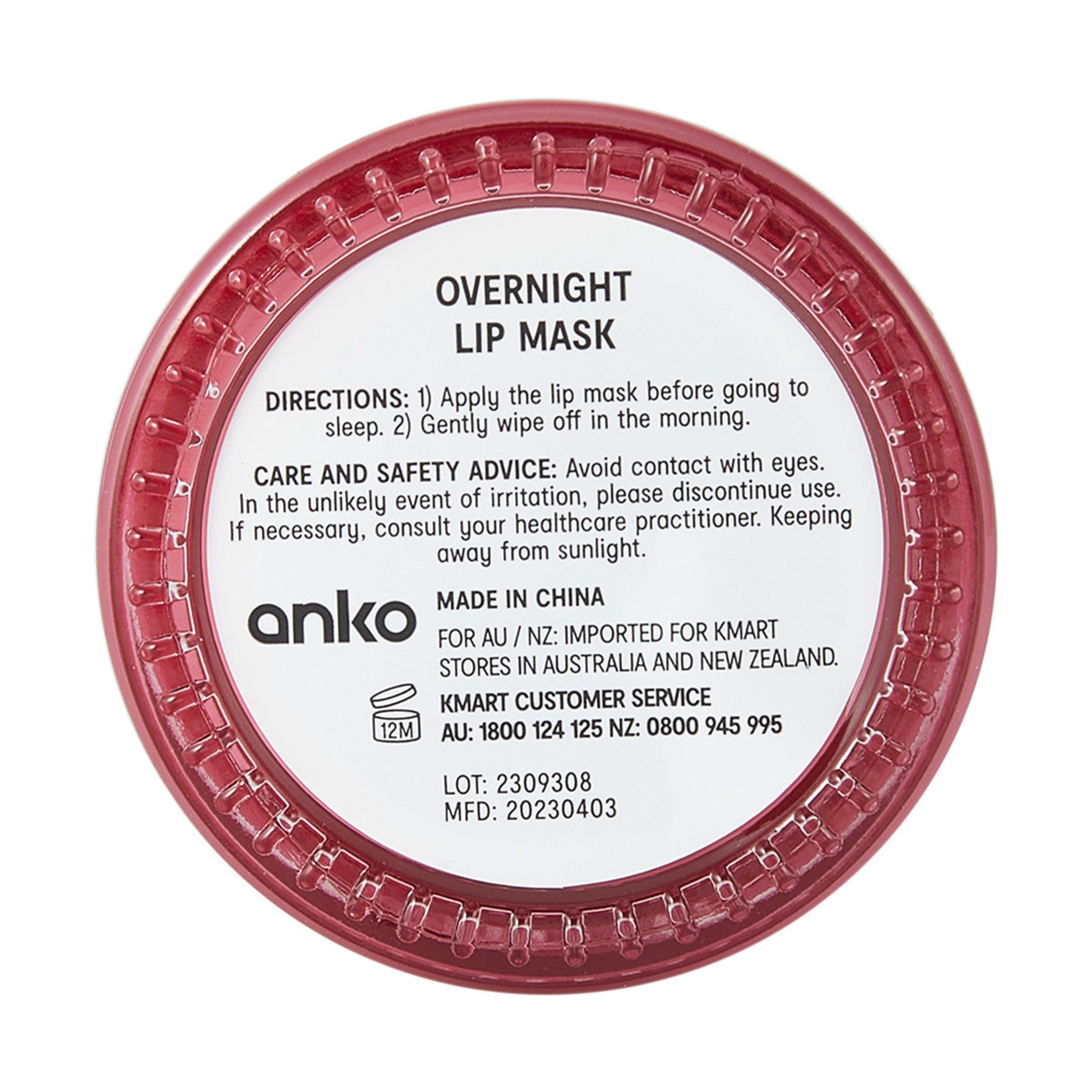 6 Overnight Lip Mask 20ml - Raspberry Extract, 6 of 7