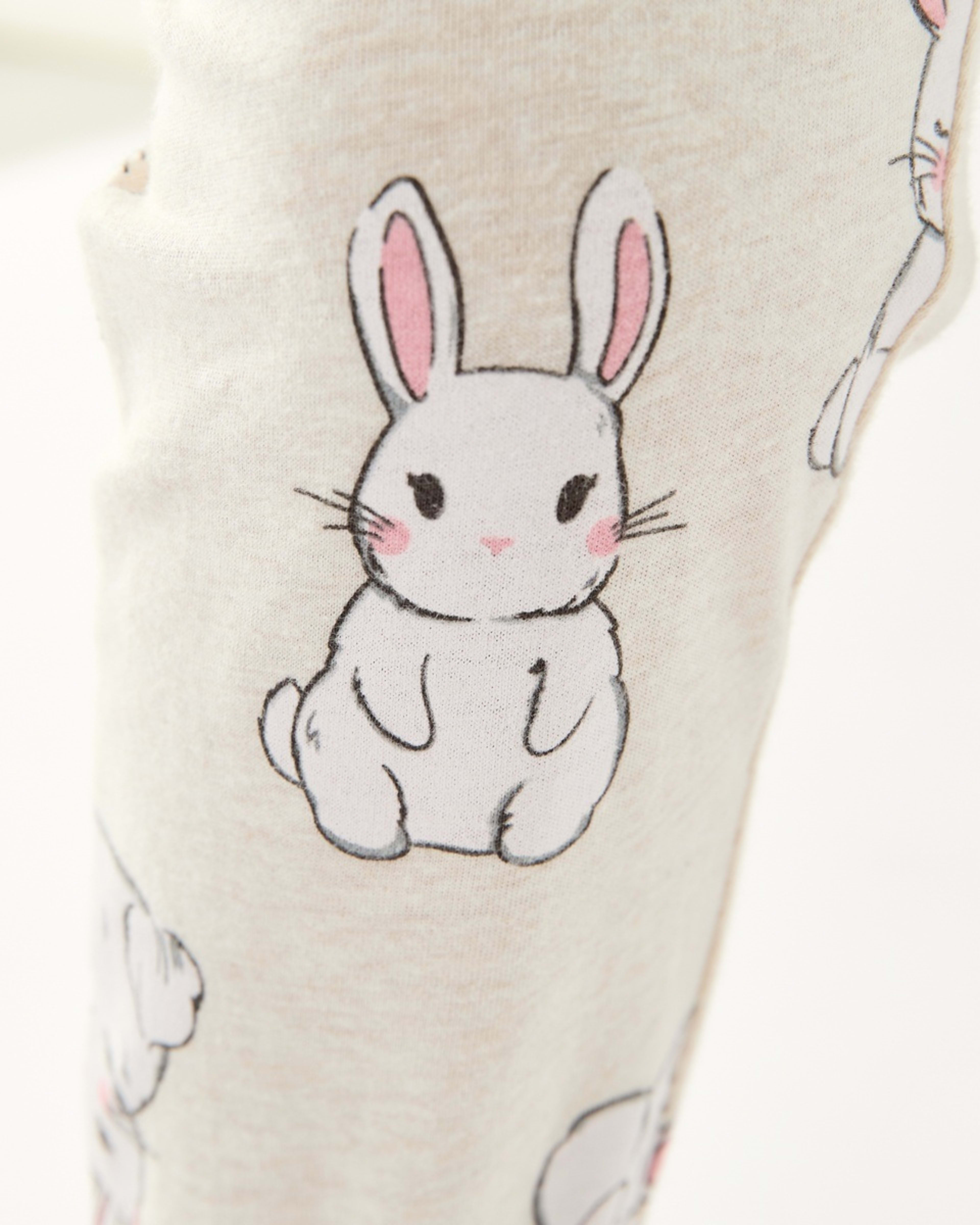 6 Jersey Pyjama Set Bge Bunny, 6 of 10