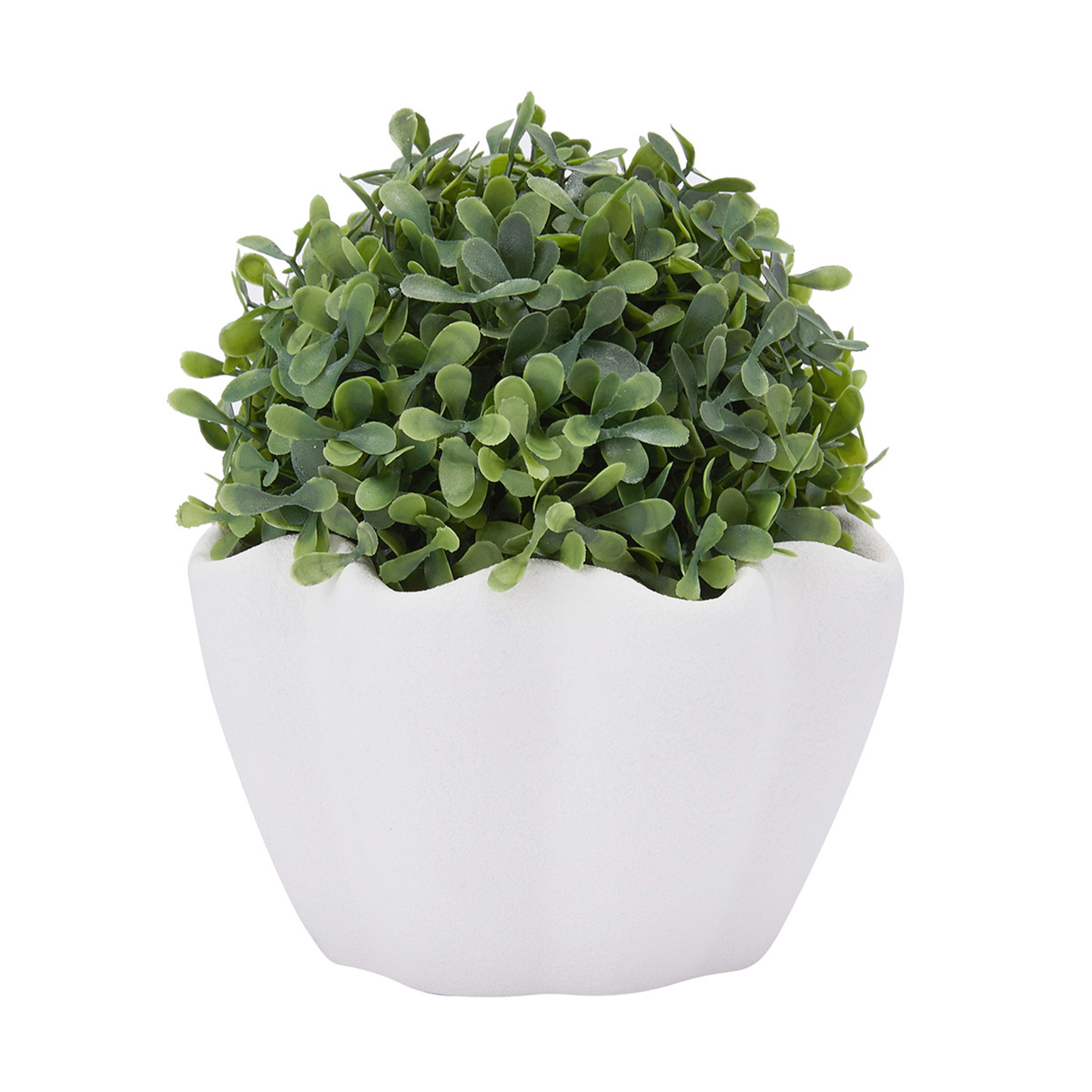 Artificial Topiary in Wave Pot - Kmart