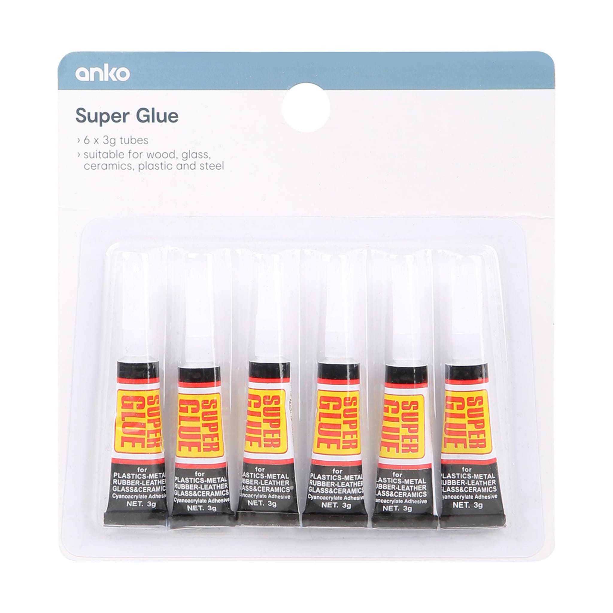 Super Glue Pack of 6 Kmart