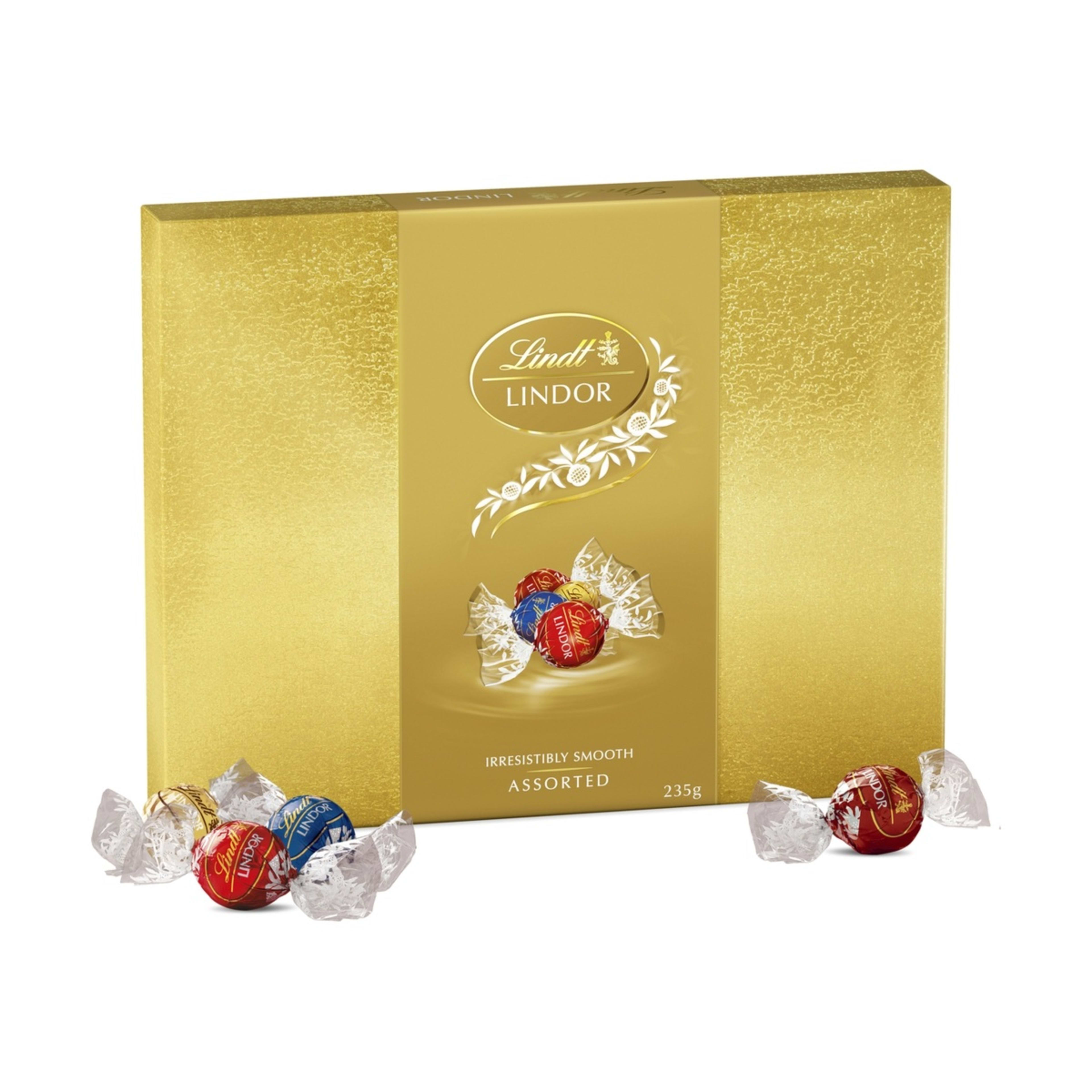 4 Lindt LINDOR Assorted Chocolate Gift Box 235g, 4 of 7