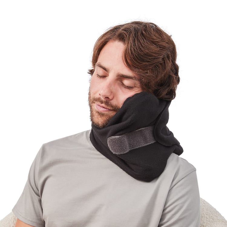 Wrap Around Neck Pillow Black Kmart