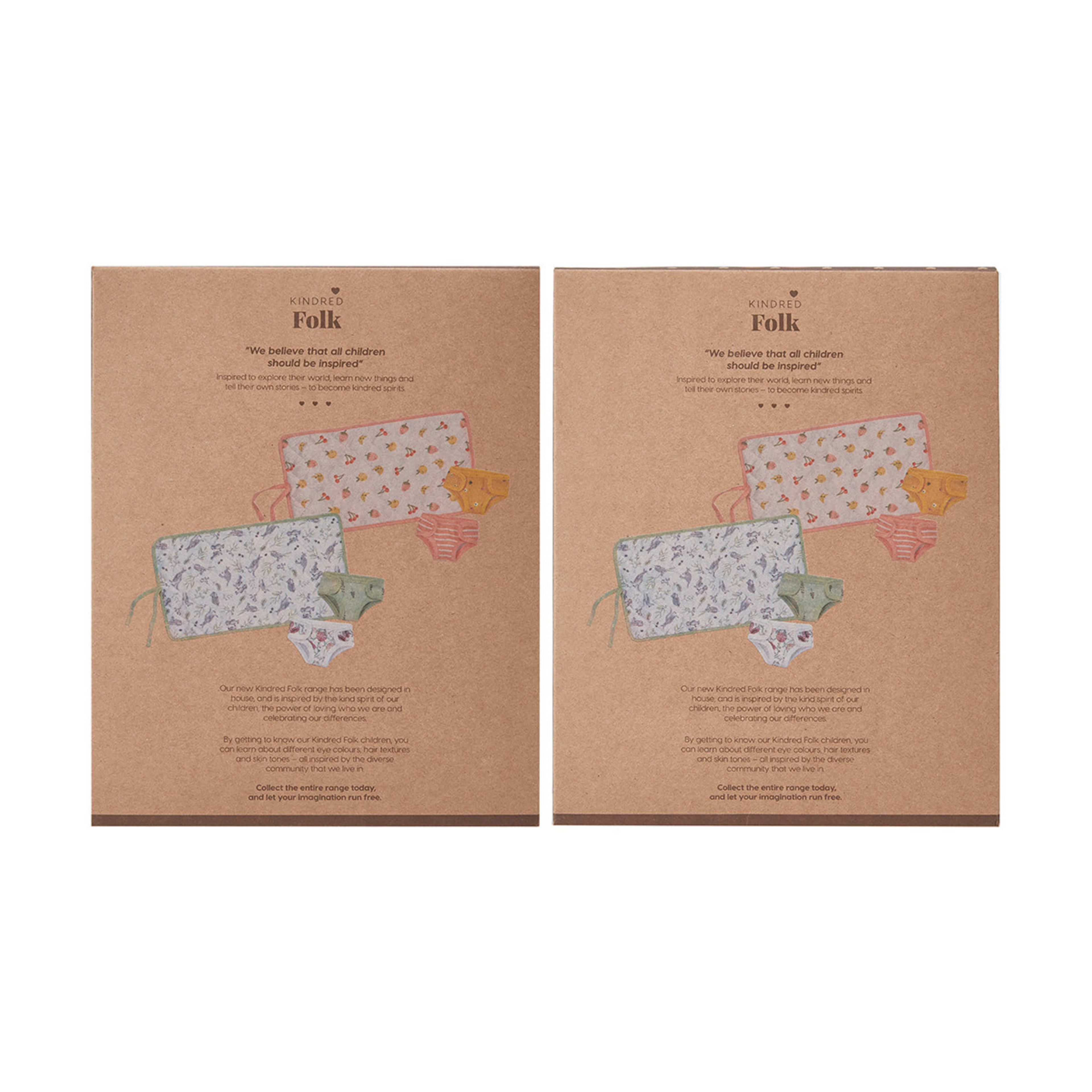 Kindred Folk Little Change Mat and Nappies Assorted Kmart