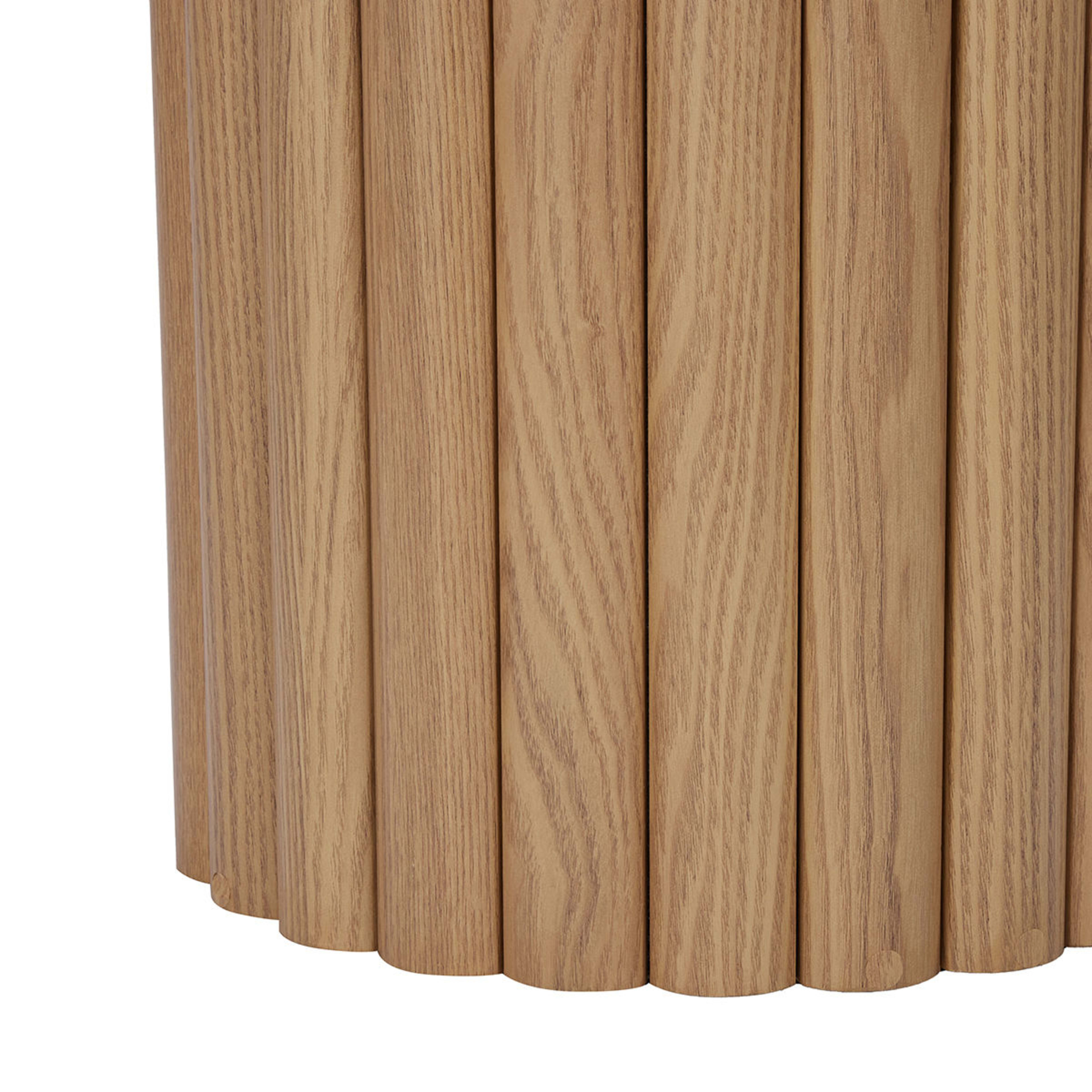 Chunky Ribbed Side Table Kmart