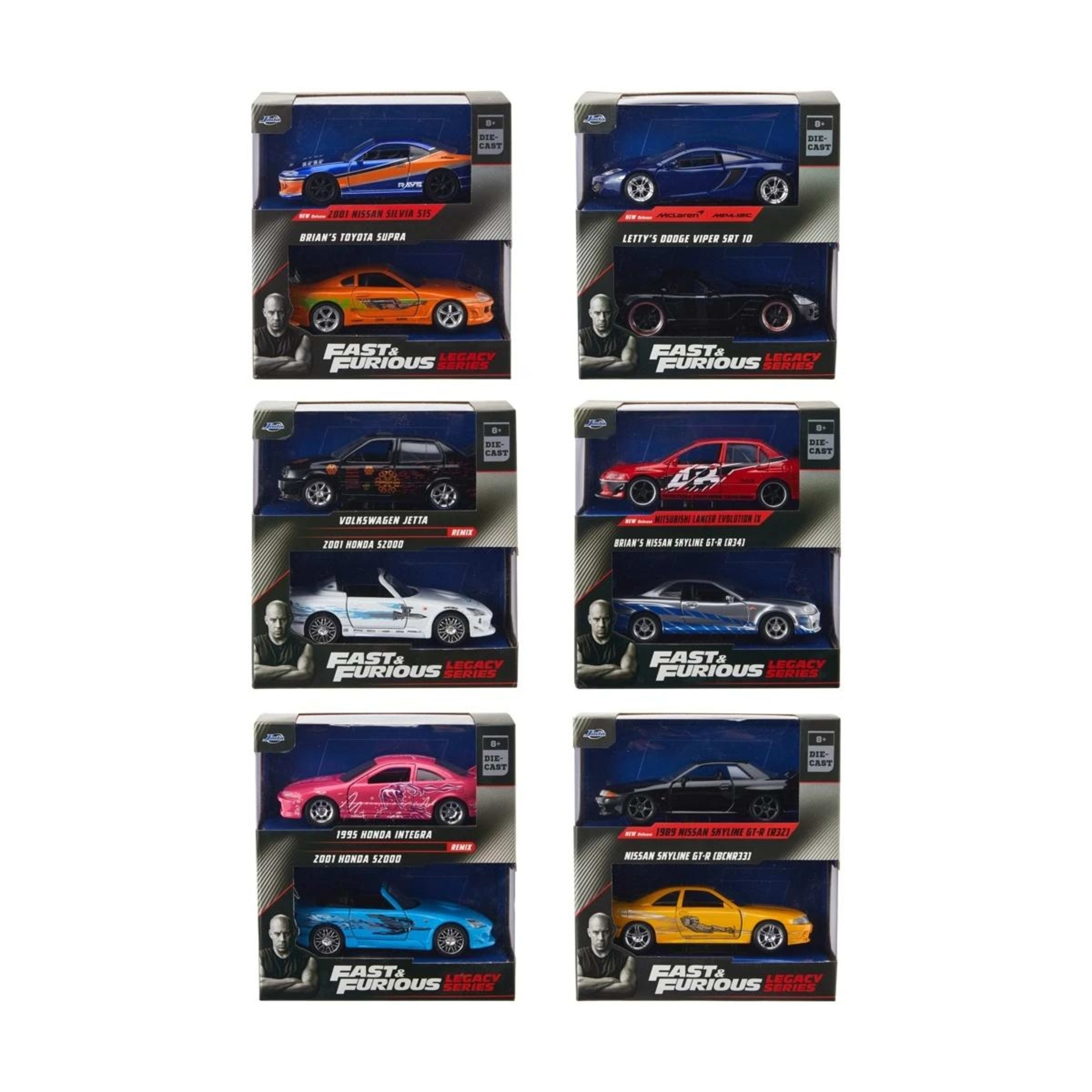 1 2 Pack Fast & Furious Die-Cast Legacy Series - Assorted, 1 of 9