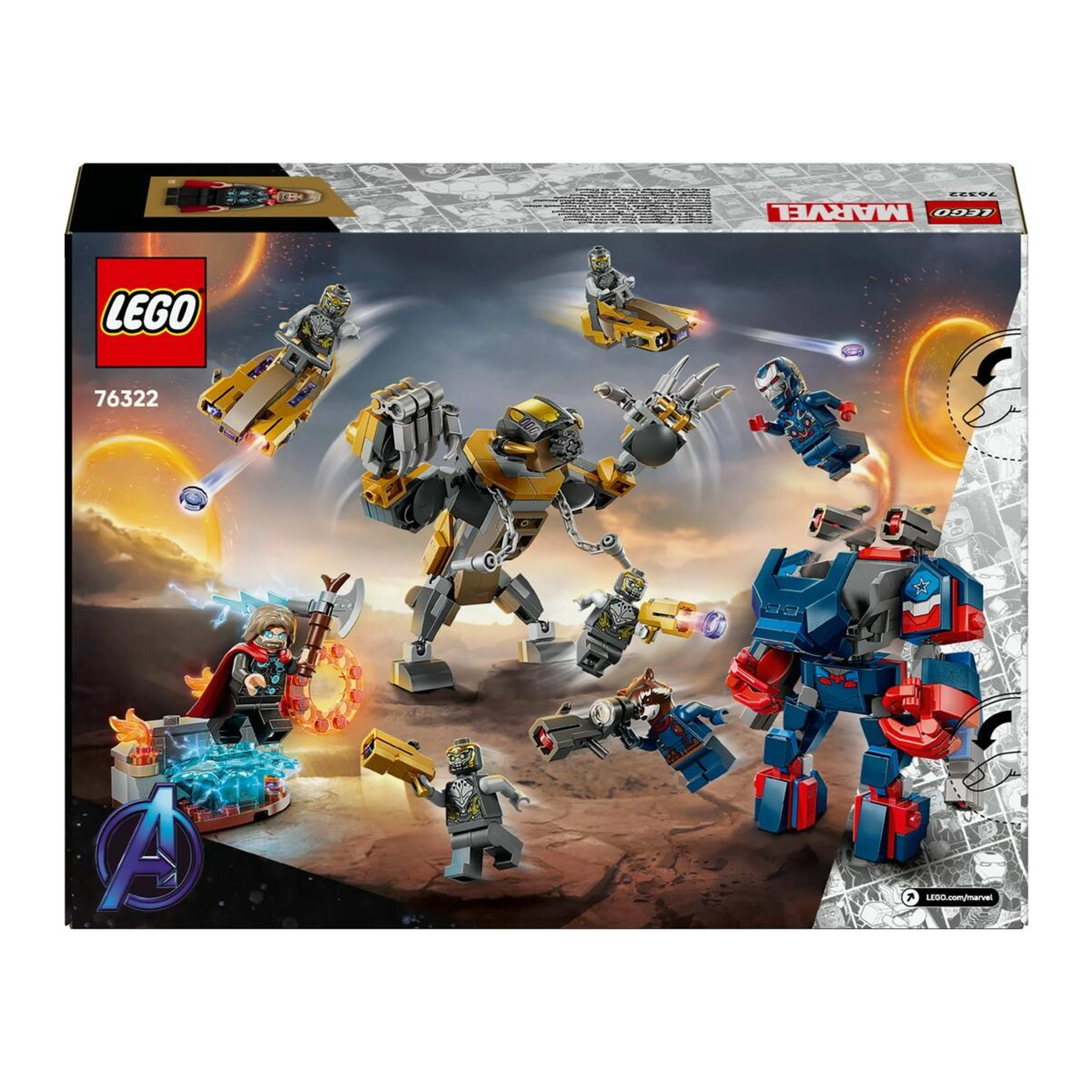 10 LEGO Marvel Super Heroes Avengers: Endgame Thor vs. Chitauri 76322, 10 of 10