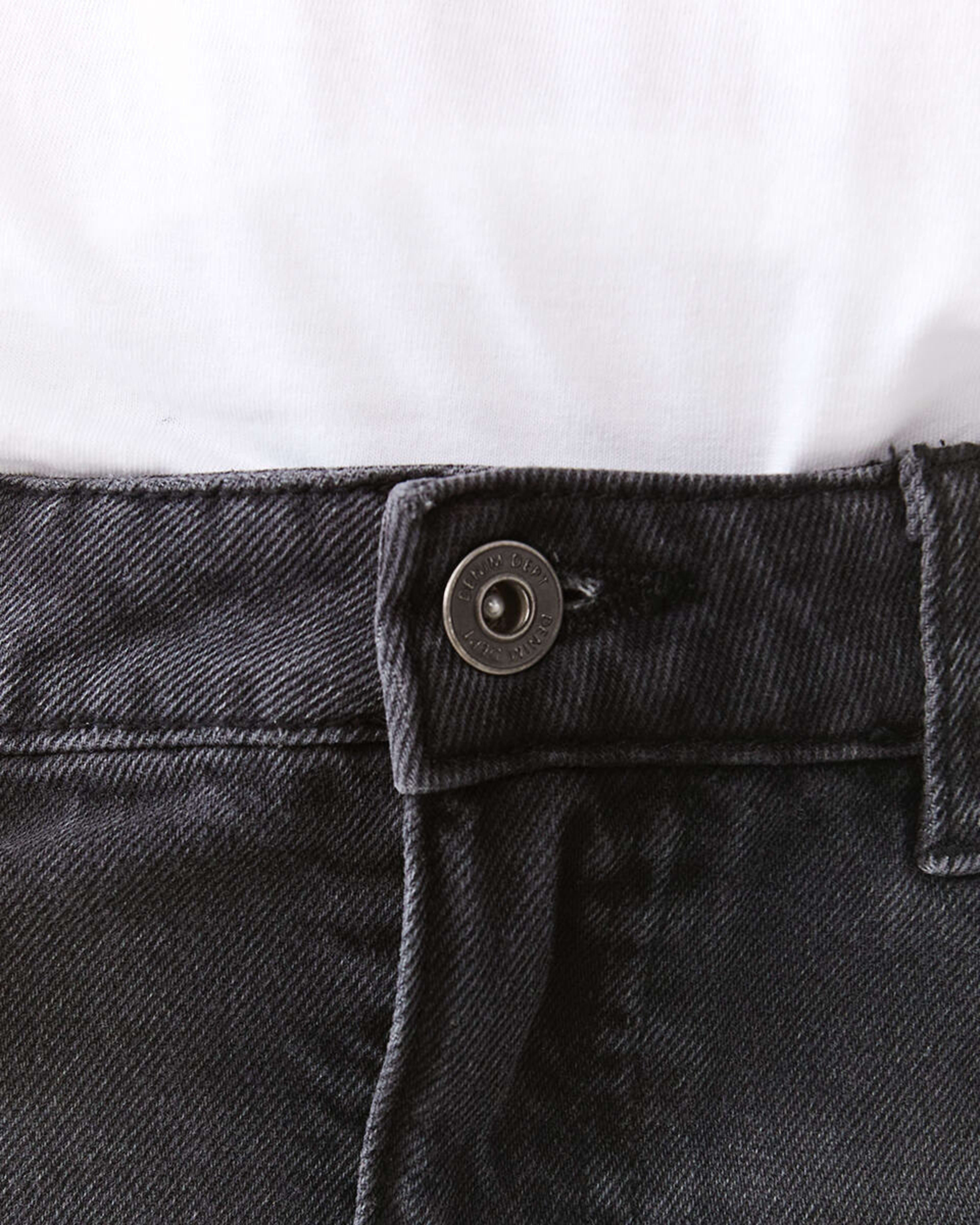 5 Bermuda Denim Shorts Blk Denim, 5 of 9