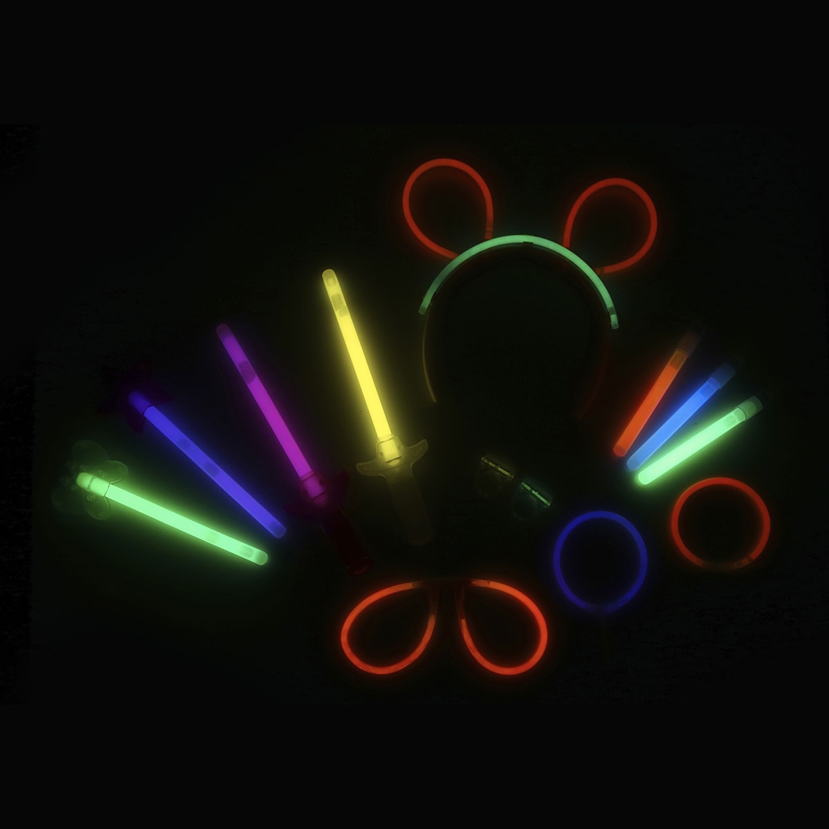 Mega Glow Party Pack Kmart