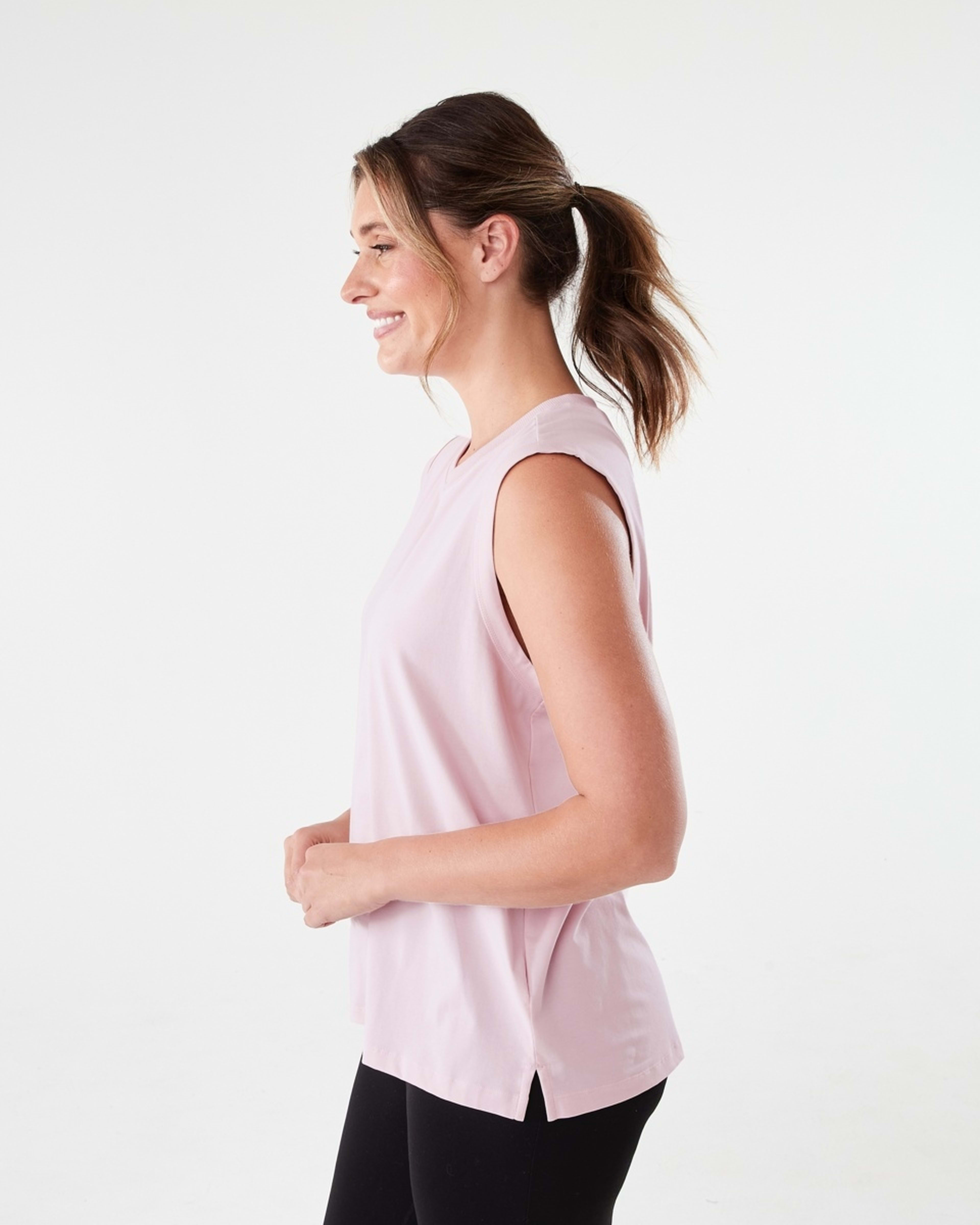2 Active Womens Muscle Tank Aura Pink, 2 of 6