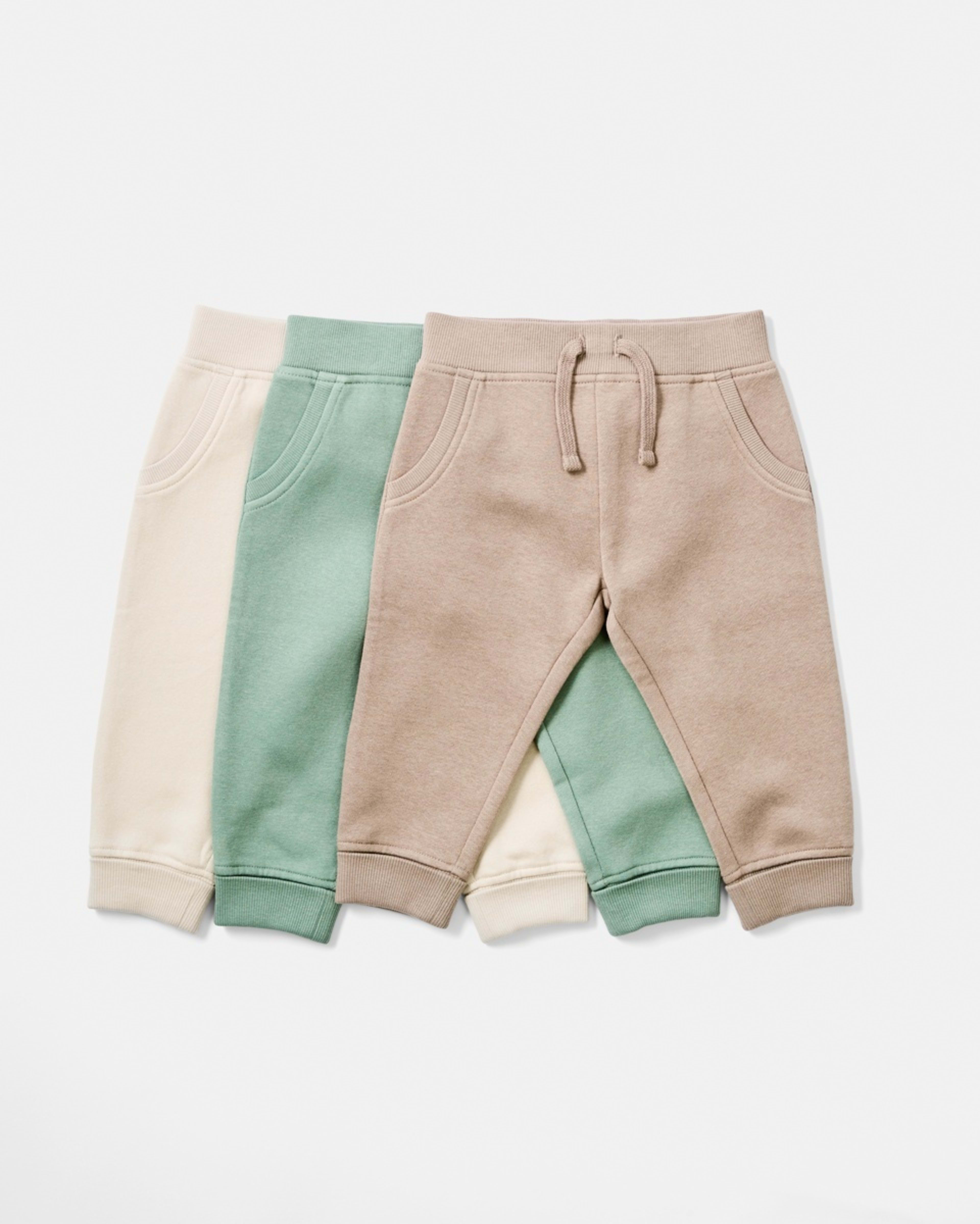 1 3 Pack Trackpants Grn Mpack, 1 of 5