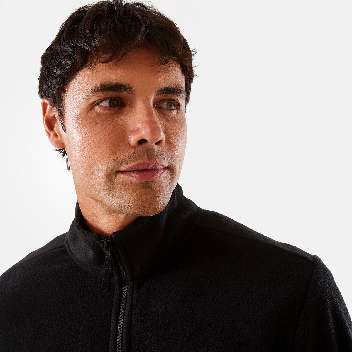 Active Mens Outdoor Polar Fleece Jacket Kmart NZ