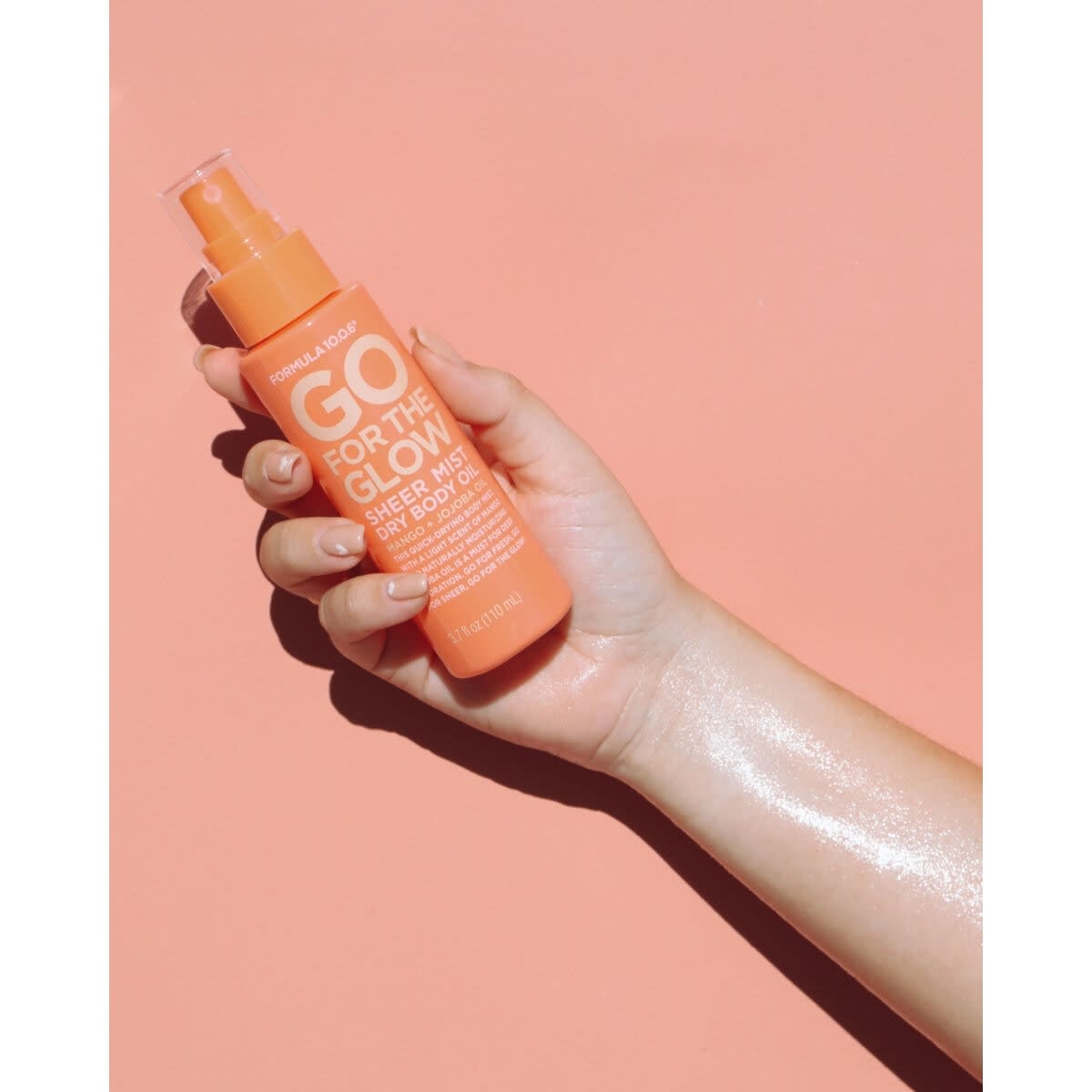 Formula 10.0.6 Go For The Glow Sheer Mist Dry Body Oil 110ml Mango