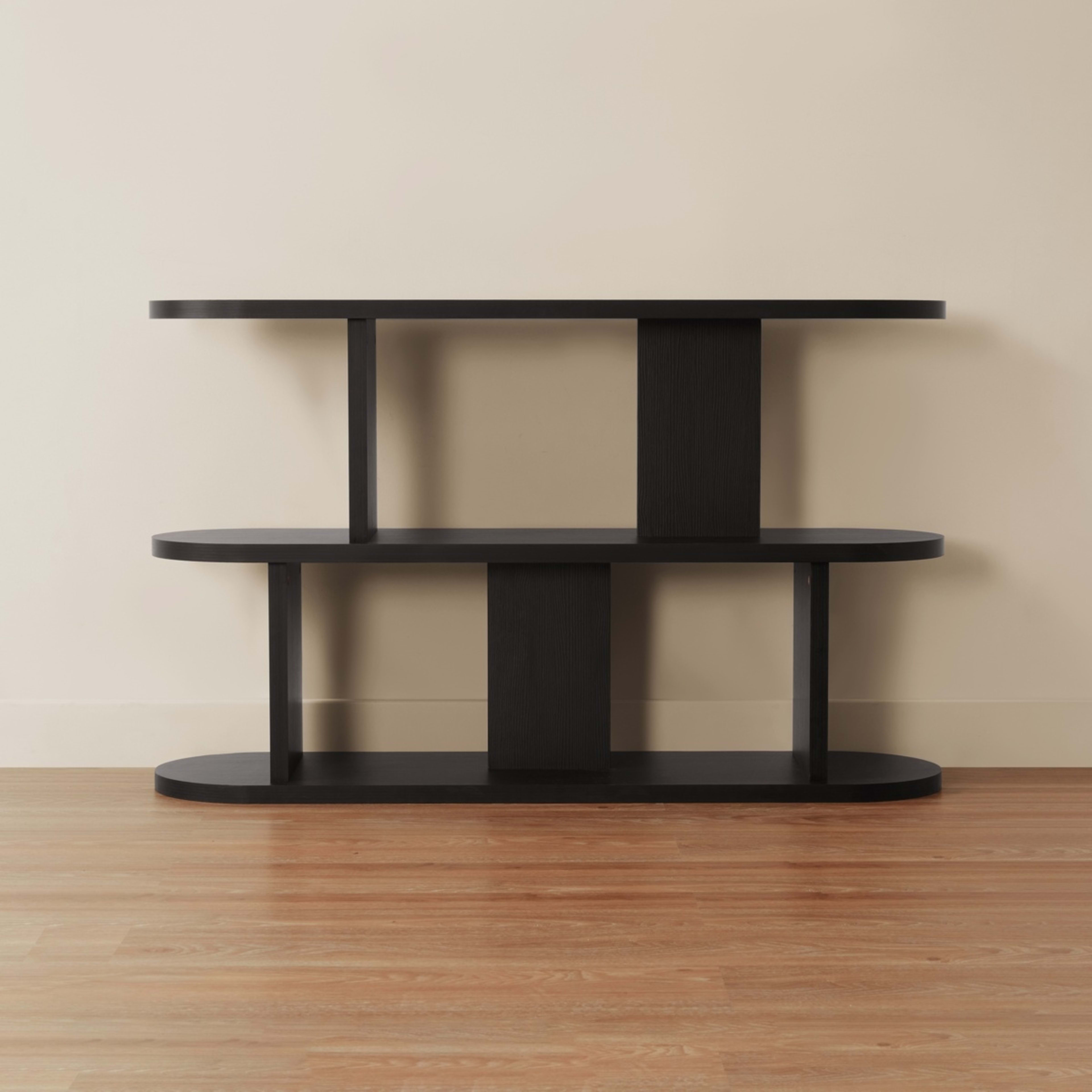 3 3 Tier Bookshelf - Black, 3 of 7