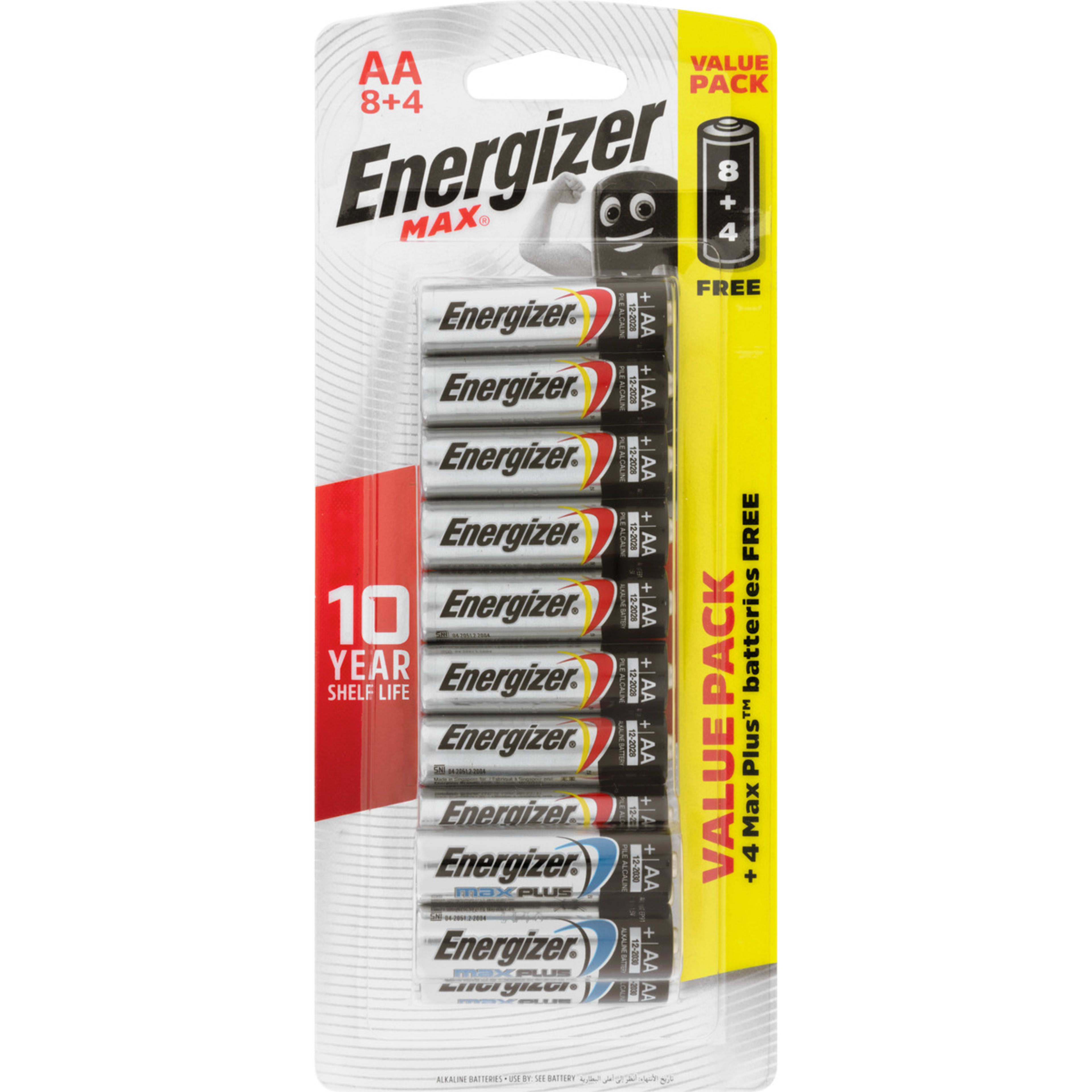 1 Energizer Max AA Batteries - Value Pack