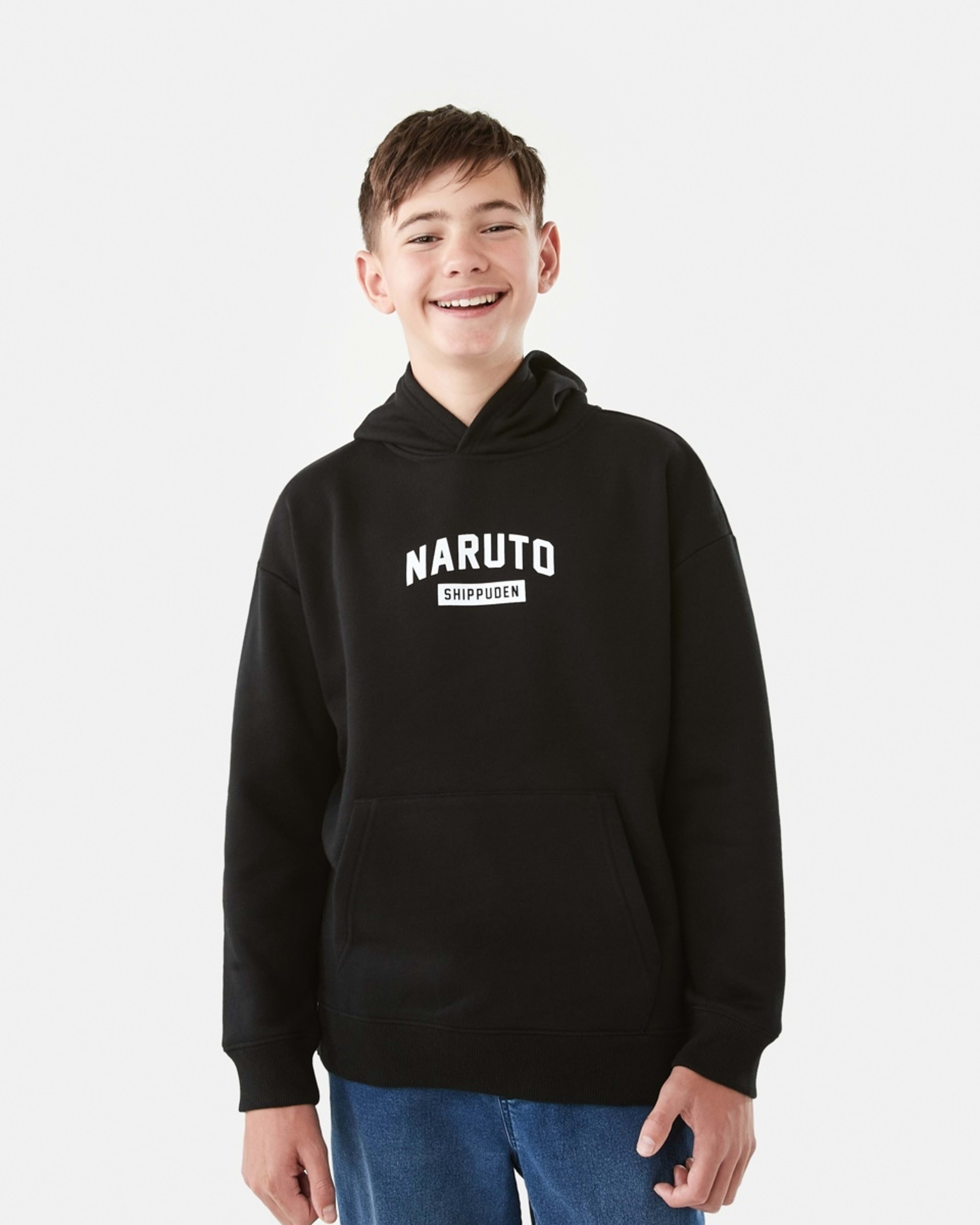 1 Naruto License Hoodie Naruto Black