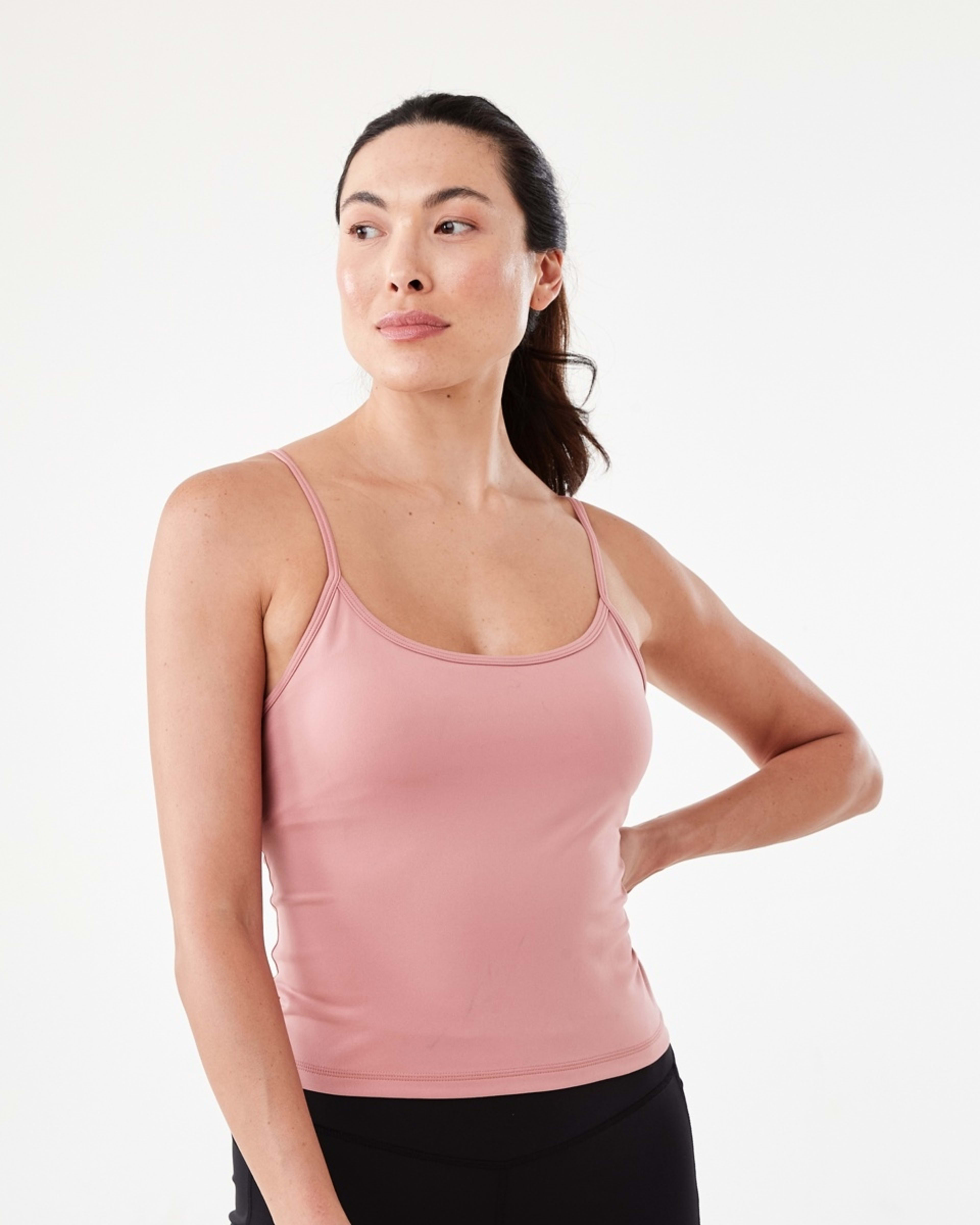 1 Active Womens Ultrasoft Shelf Tank Water Pink, 1 of 5