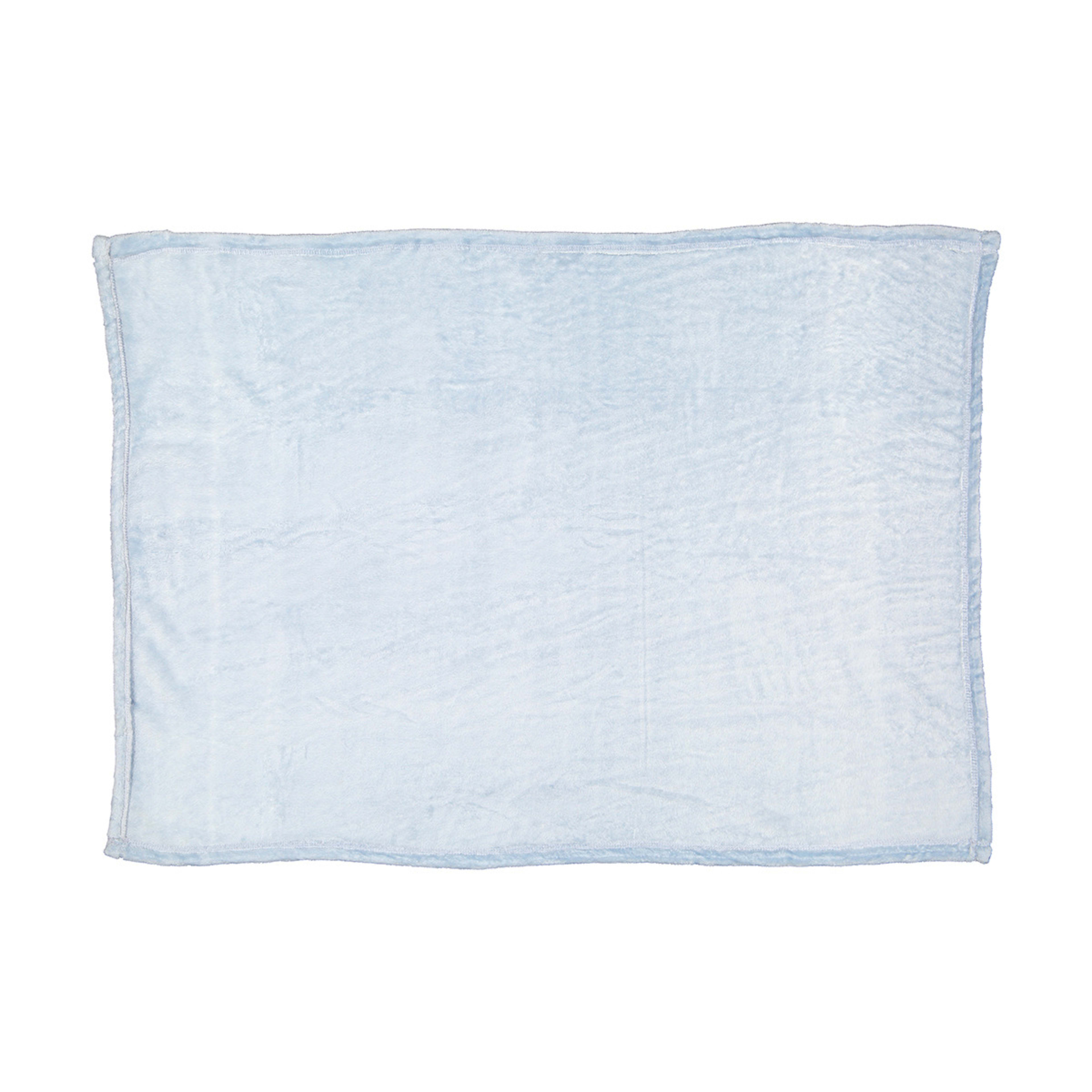 3 Coral Fleece Throw - Blue, 3 of 5