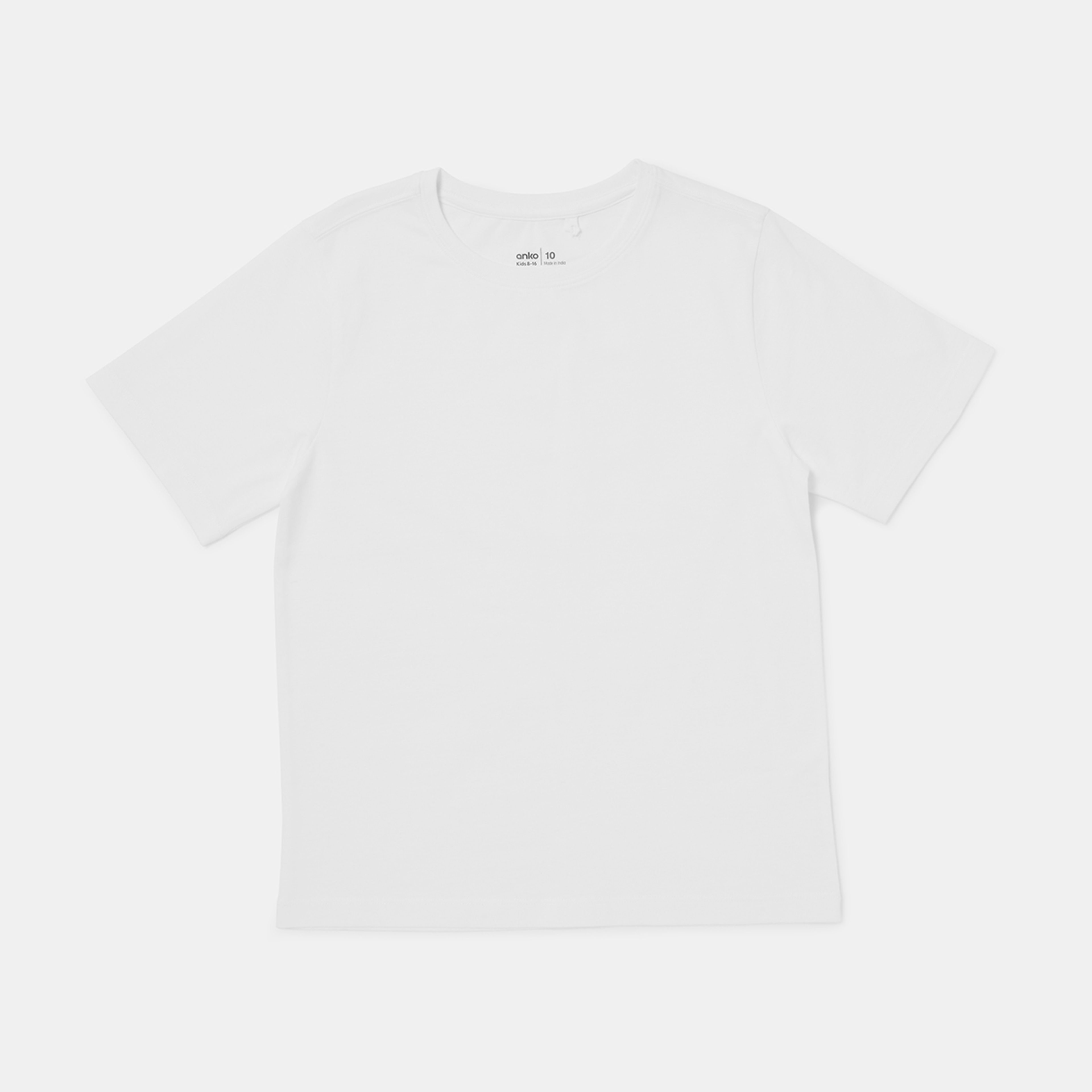 7 Short Sleeve Plain T-shirt White, 7 of 8