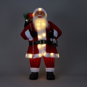 Christmas Decoration Extra Extra Large Light Up Santa - Red