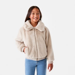 faux fur jacket kmart