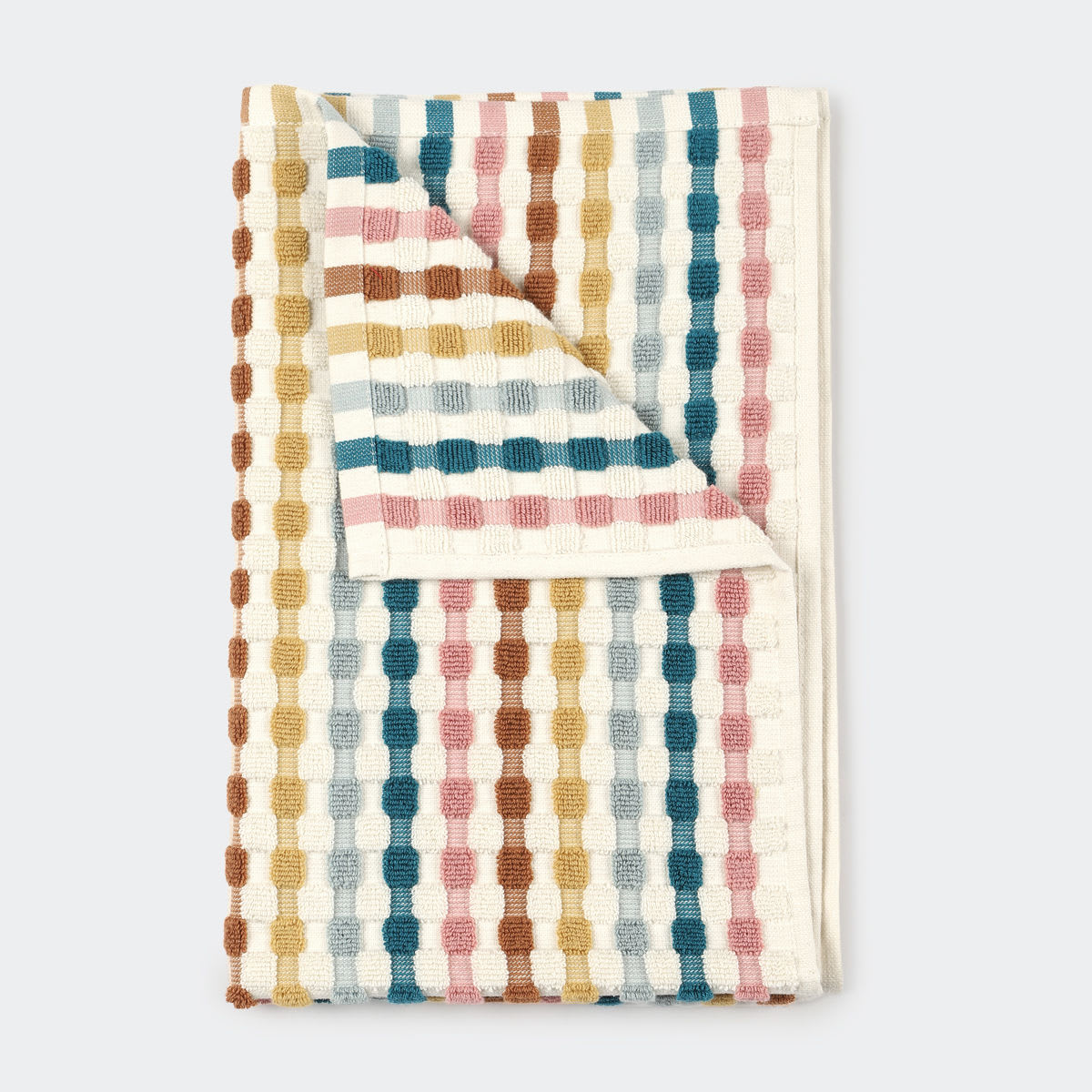 Cream Popcorn Cotton Hand Towel Kmart NZ