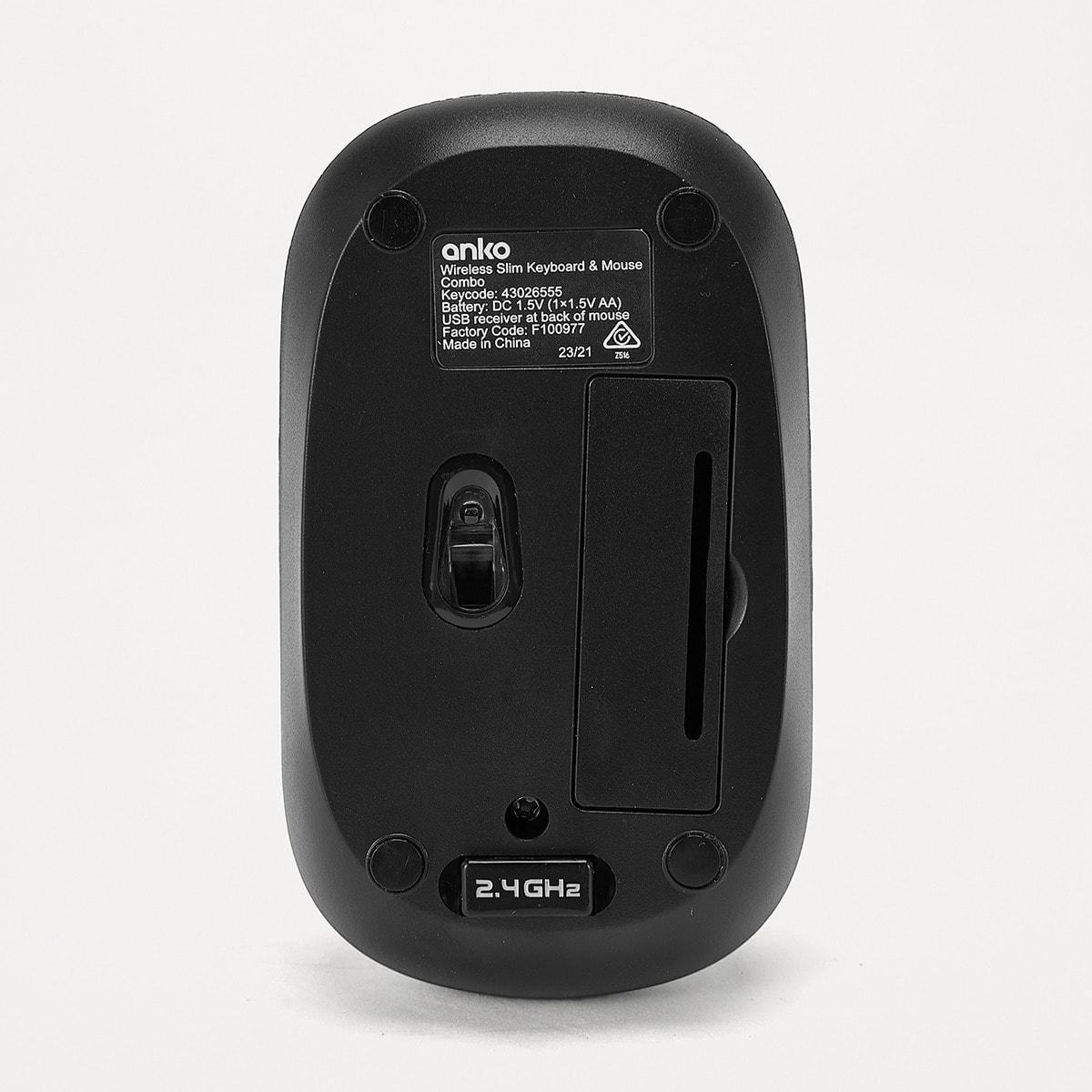 Wireless Slim Keyboard & Mouse Combo Kmart