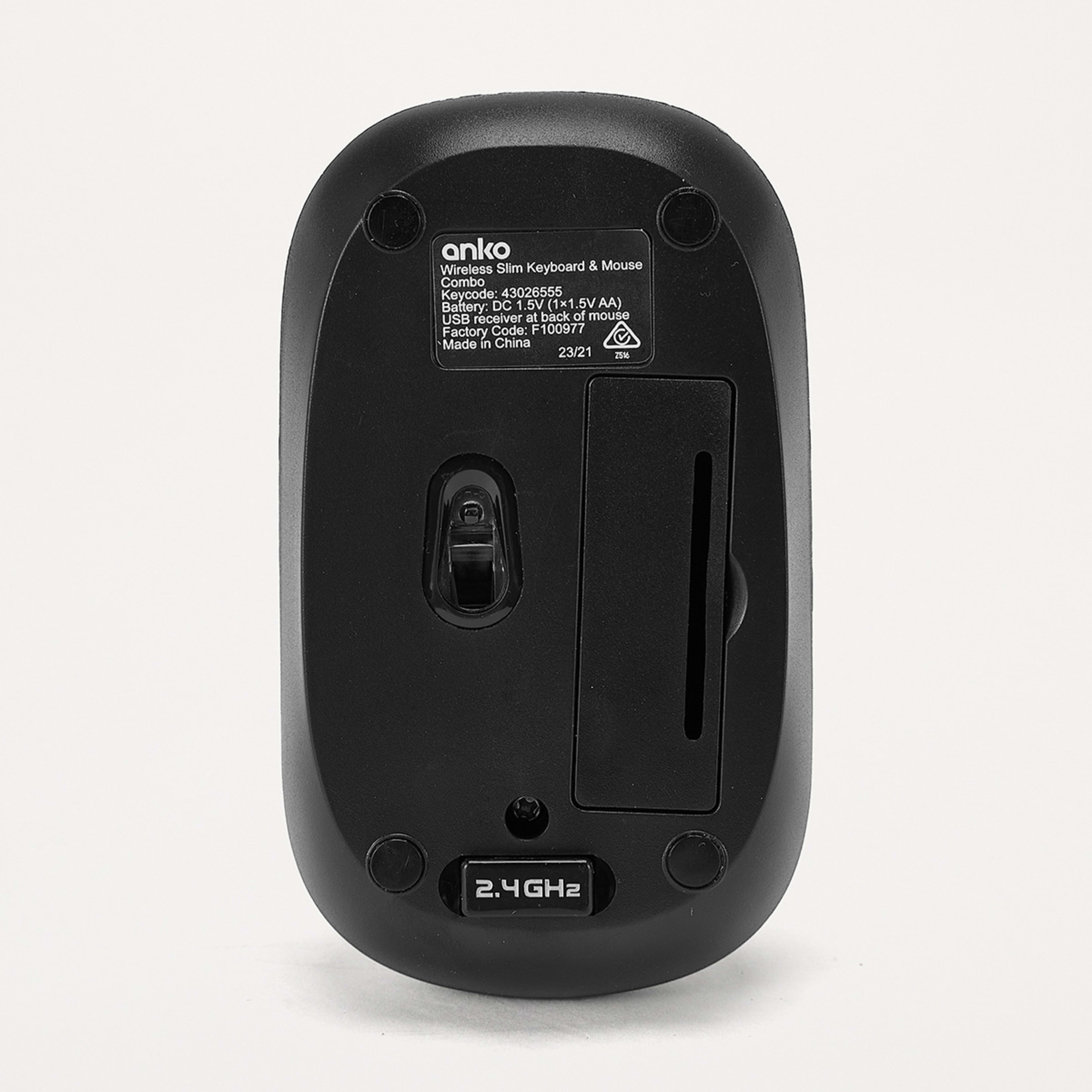 Wireless Slim Keyboard & Mouse Combo Kmart