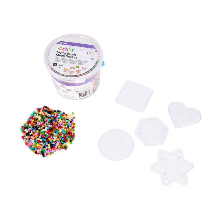 6000 Piece Melty Beads Mega Bucket Kmart