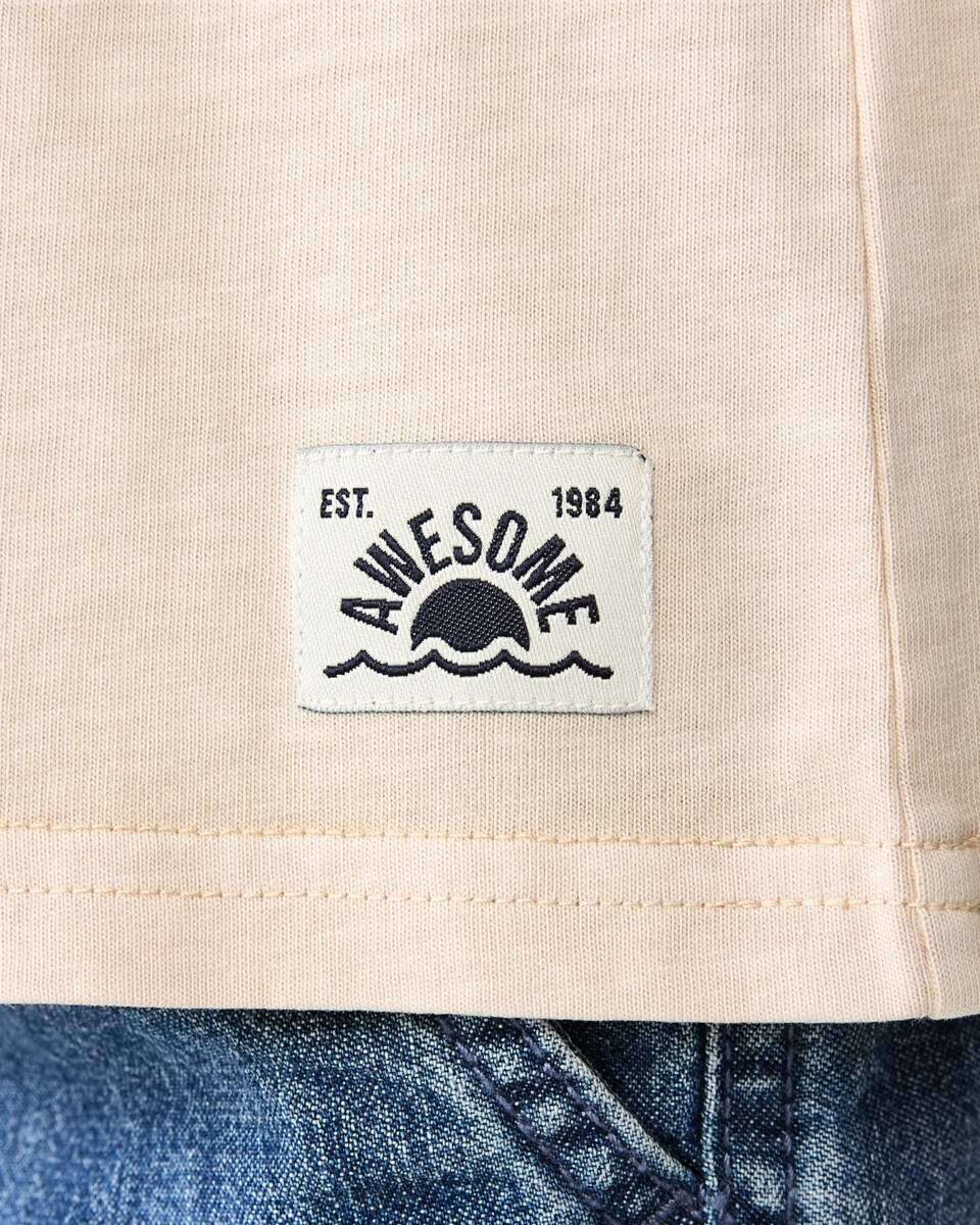 5 Oversized Washed T-shirt NATURAL ECRU, 5 of 9