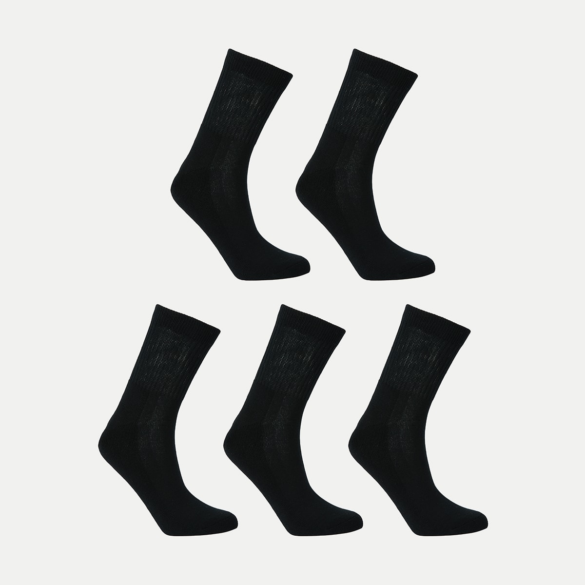 5 Pack Quarter Crew Socks Kmart