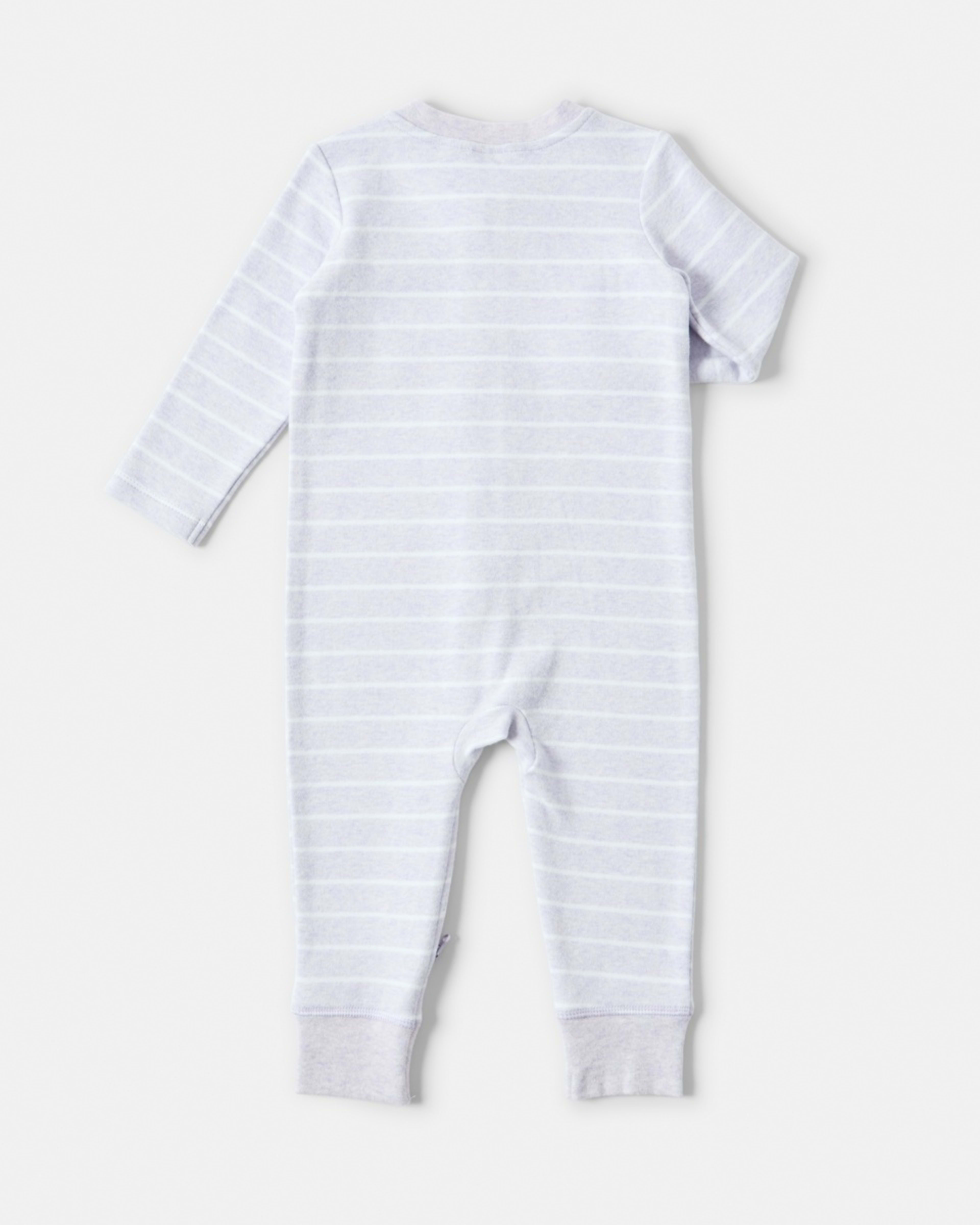 2 Sueded Coverall Purple Marle Stripes, 2 of 4