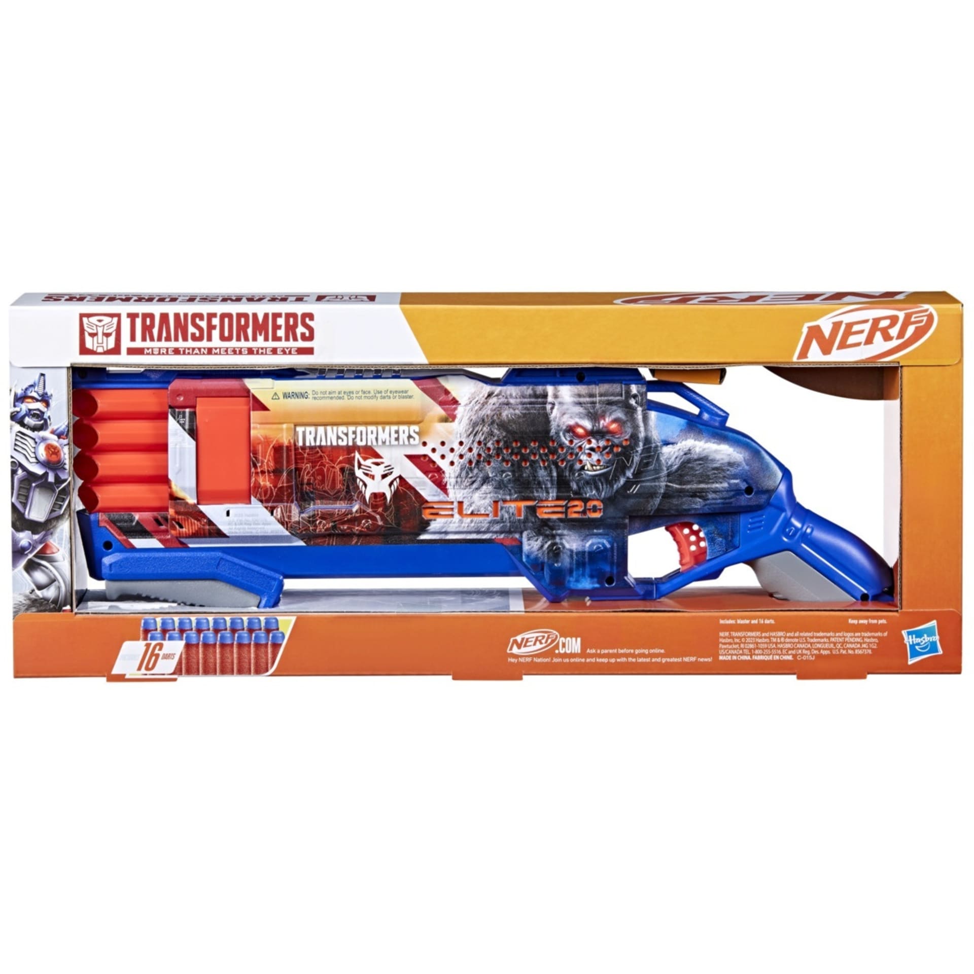 NERF Transformers Optimus Primal Blaster Kmart NZ