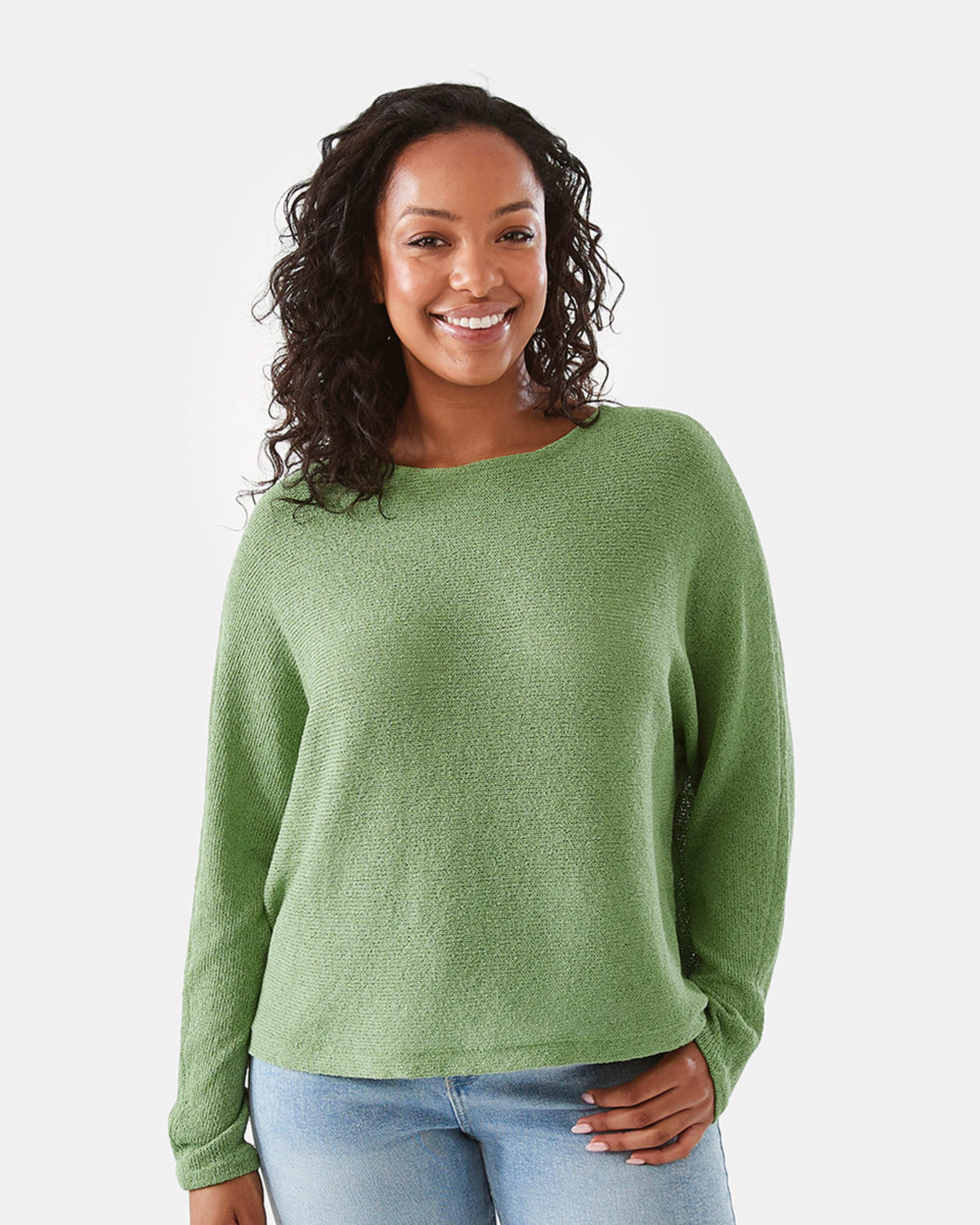 Open Knit Batwing Sleeve Jumper - Kmart