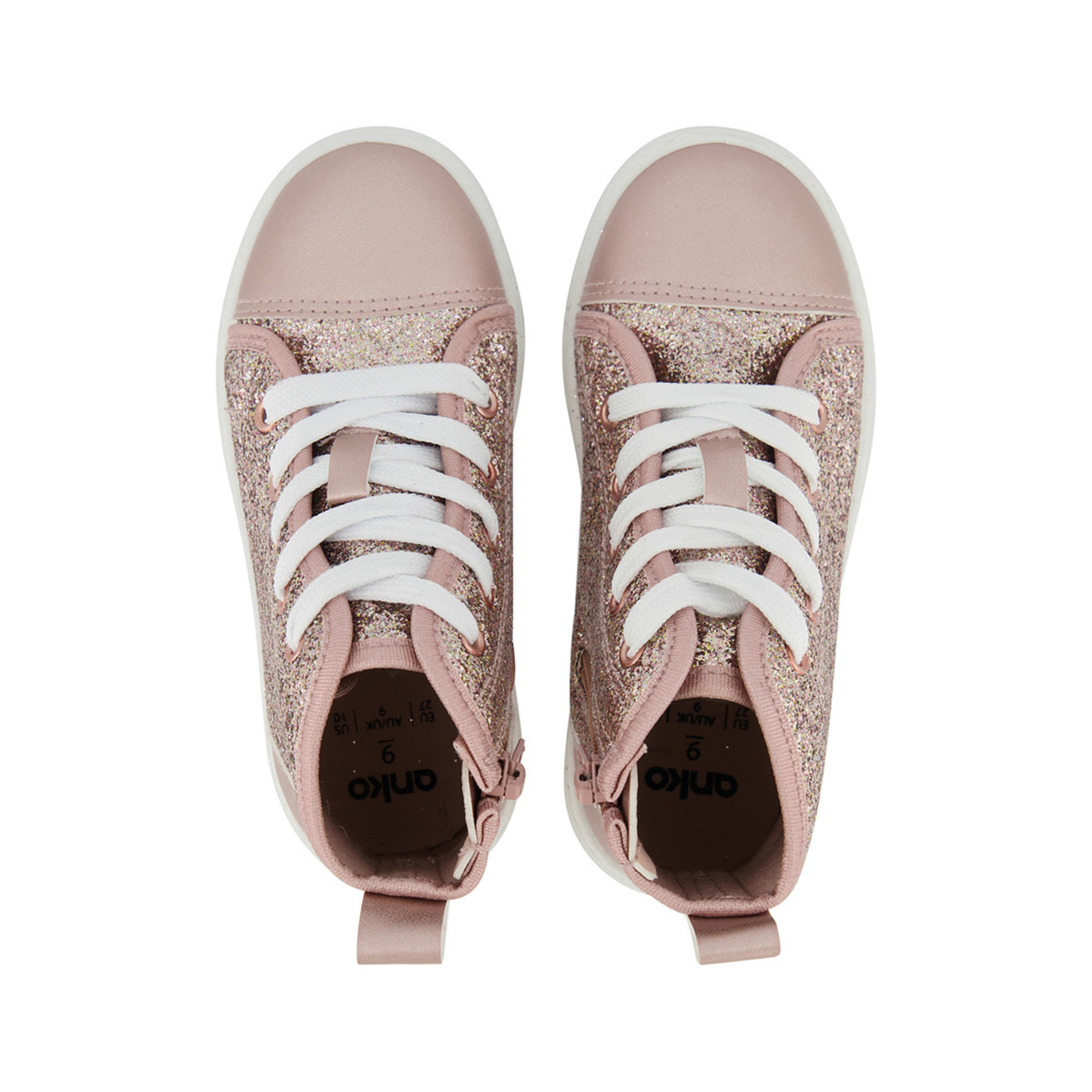 2 Junior High Top Shoes Rosegold, 2 of 5