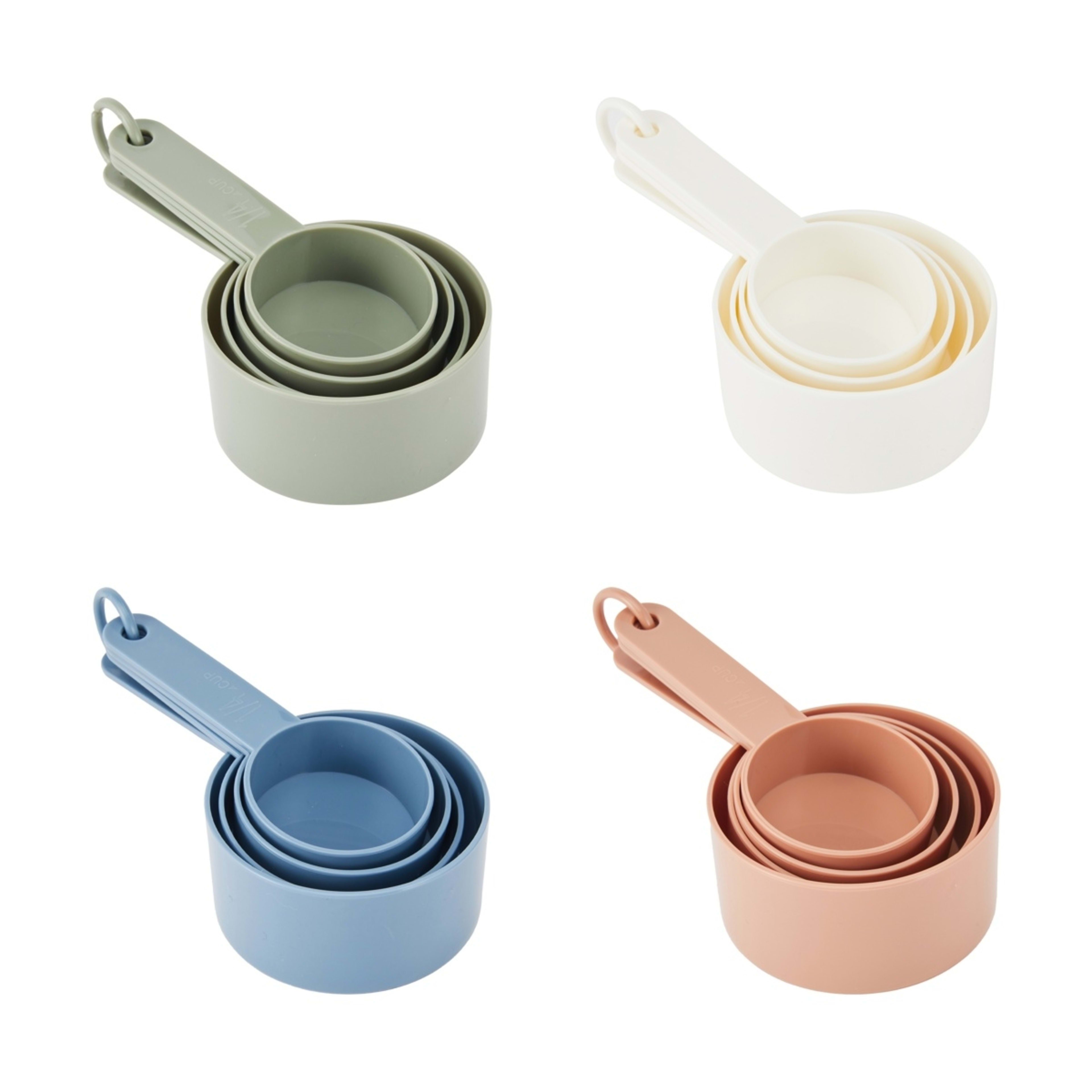 2 Set of 4 Measuring Cups - Assorted, 2 of 3