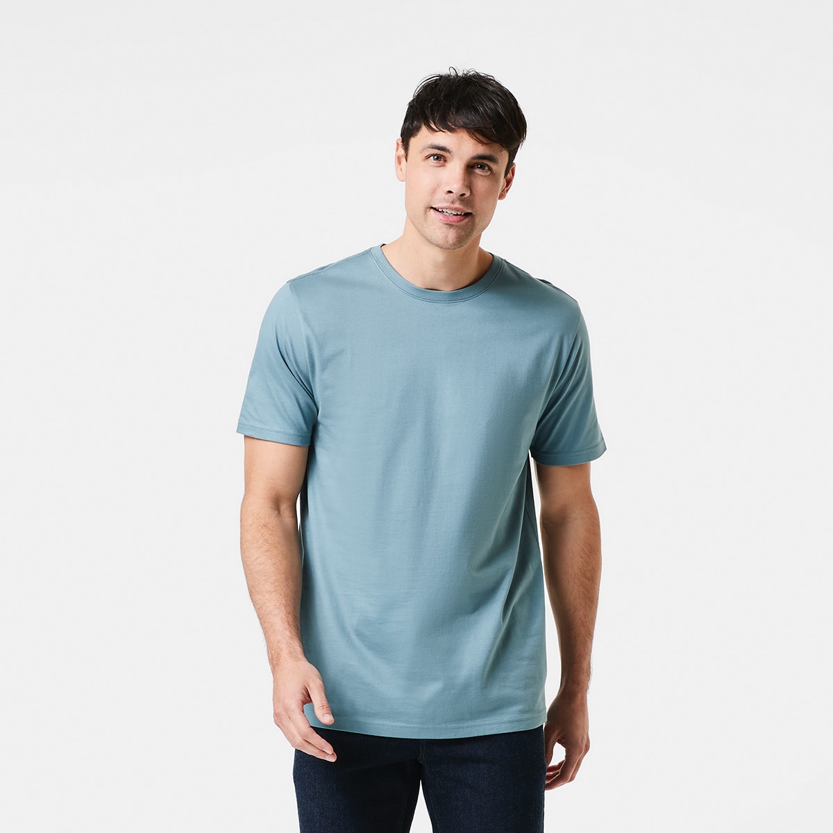 Australian Cotton Crew Neck T-shirt - Kmart