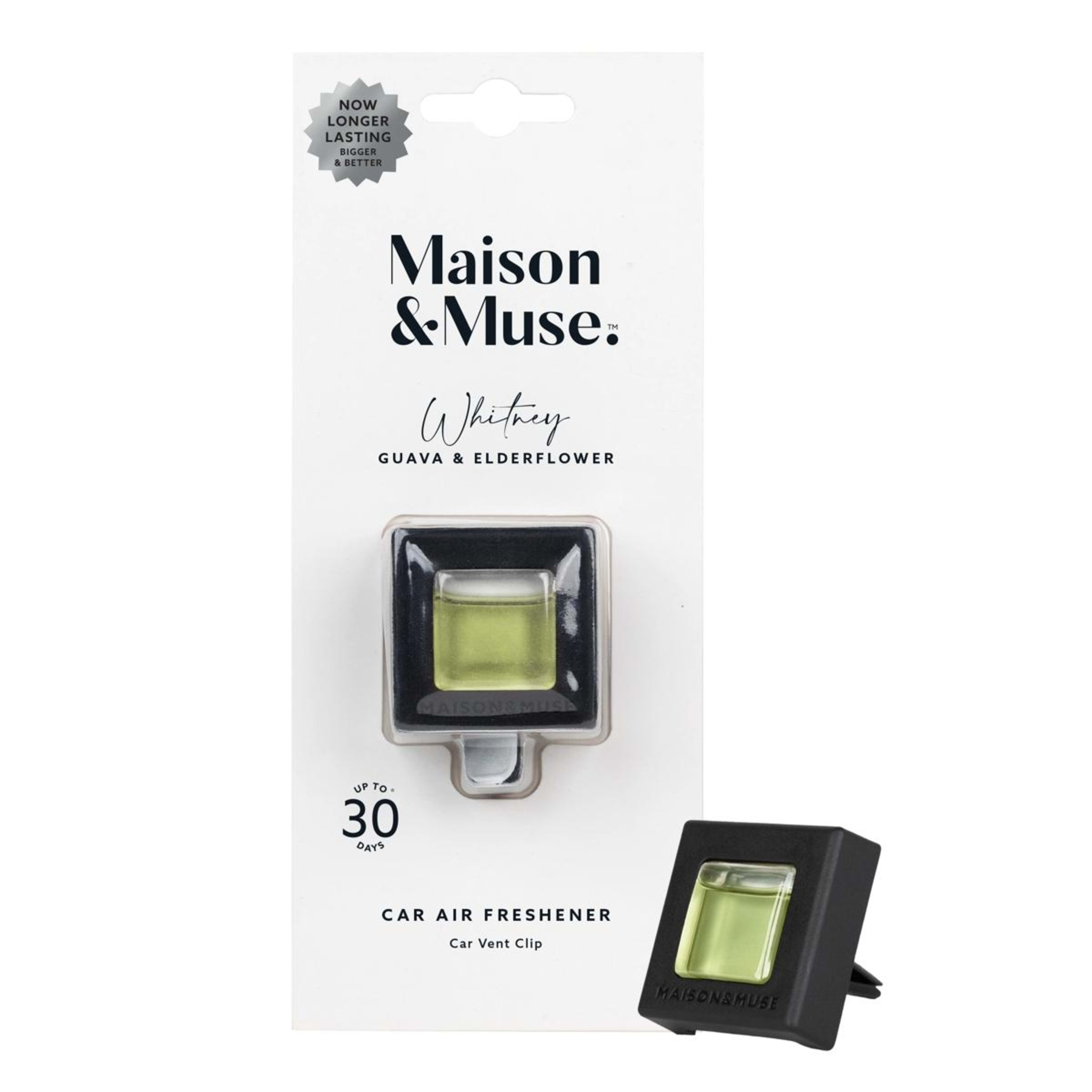 1 Maison and Muse Whitney Car Air Freshener - Guava and Elderflower Fragrance