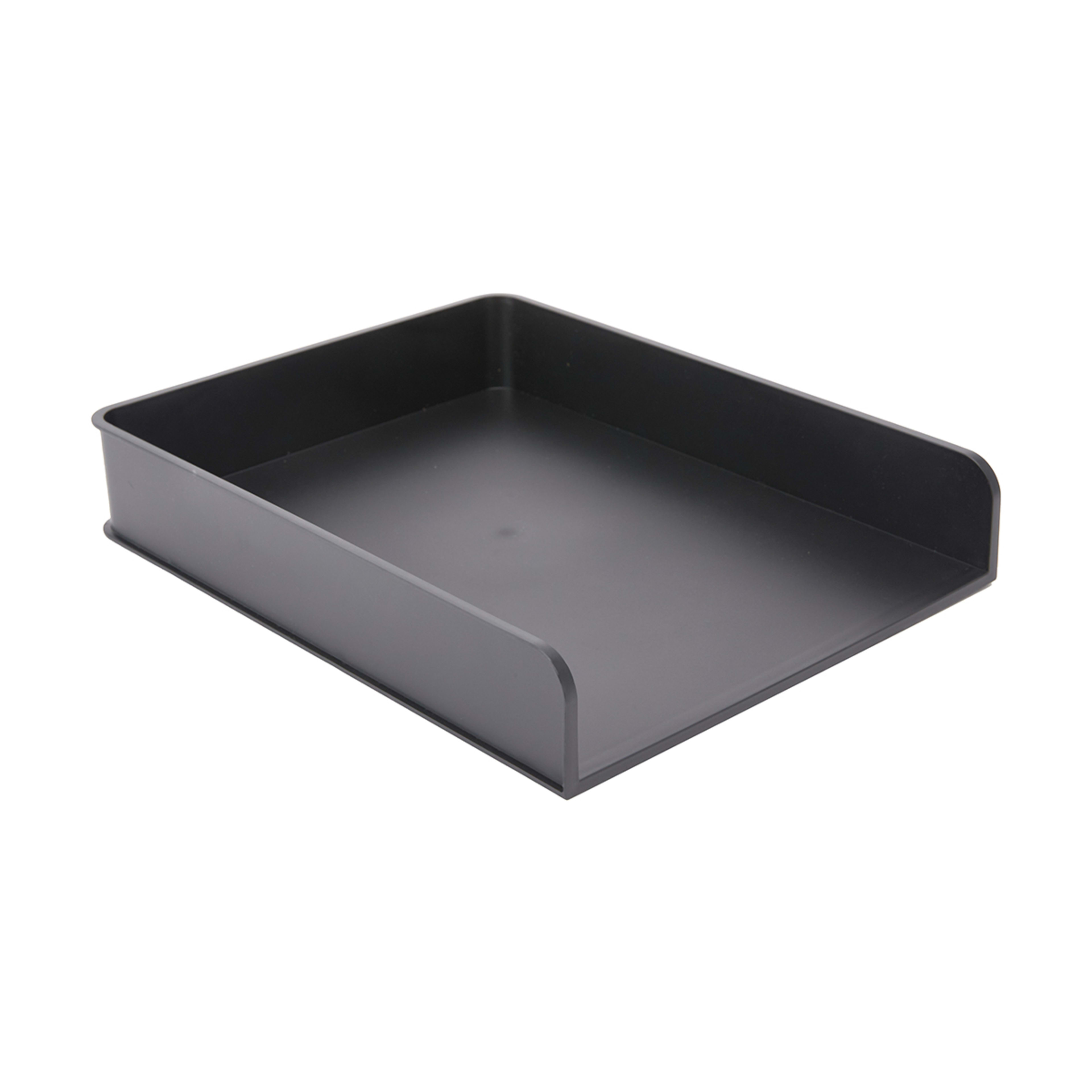 3 Desk Tray - Black, 3 of 7