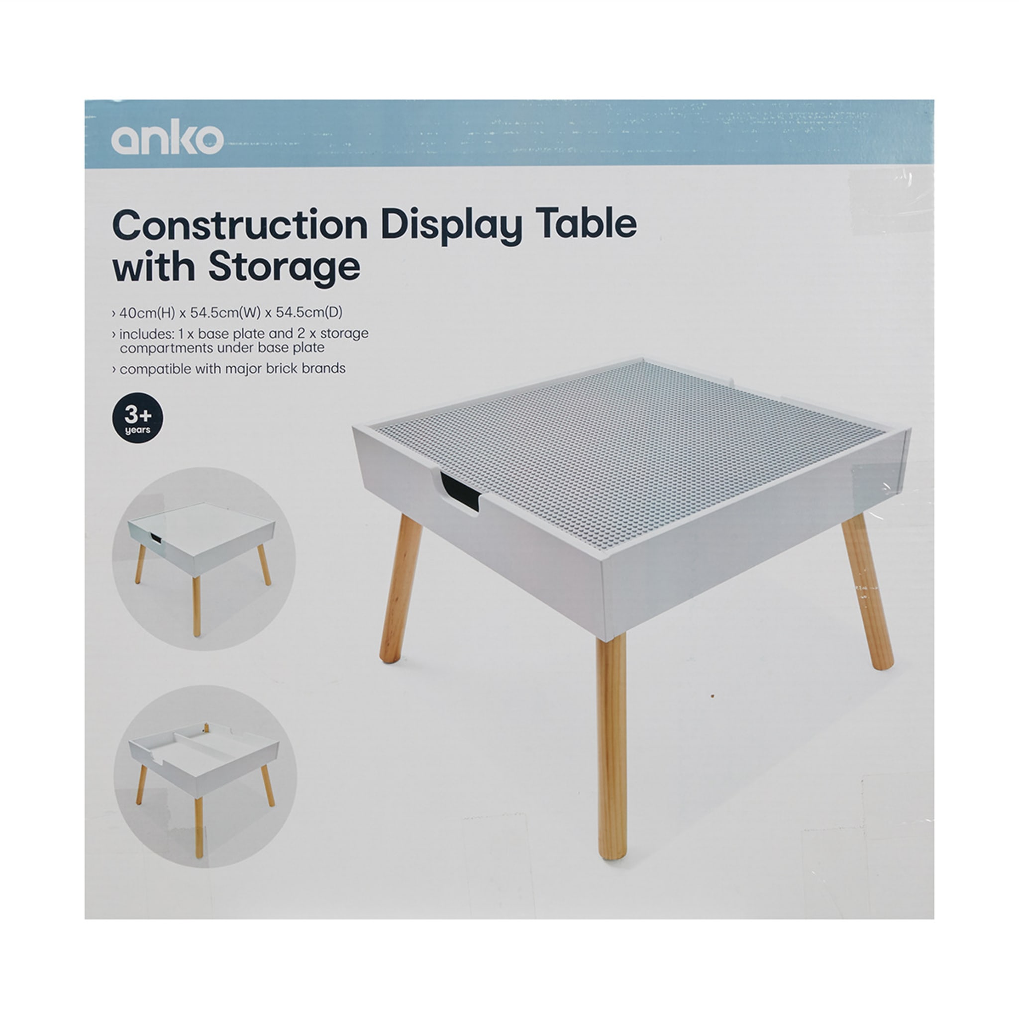 Construction Display Table with Storage Kmart