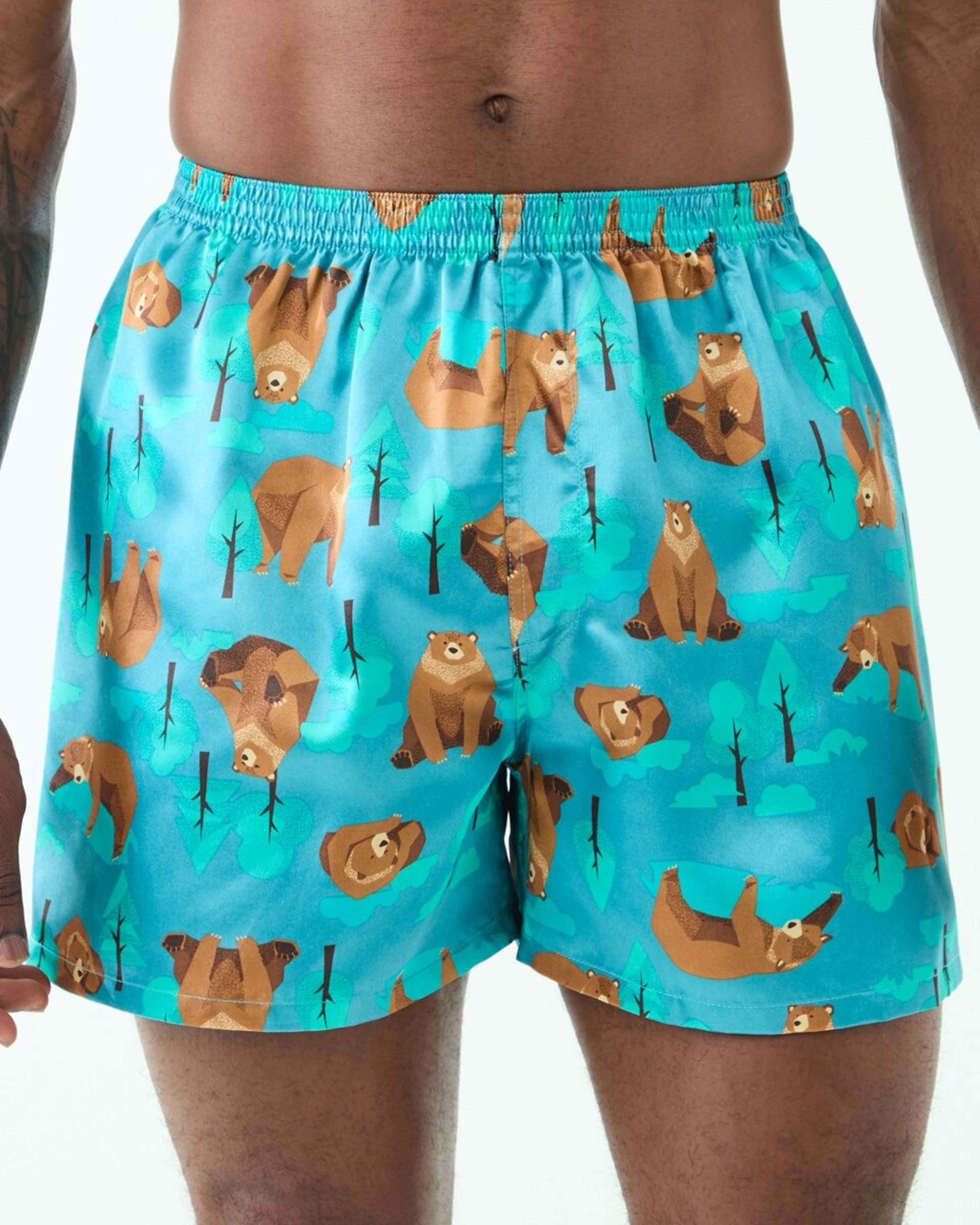 2 2 Pack Satin Boxers BEARFOREST, 2 of 6
