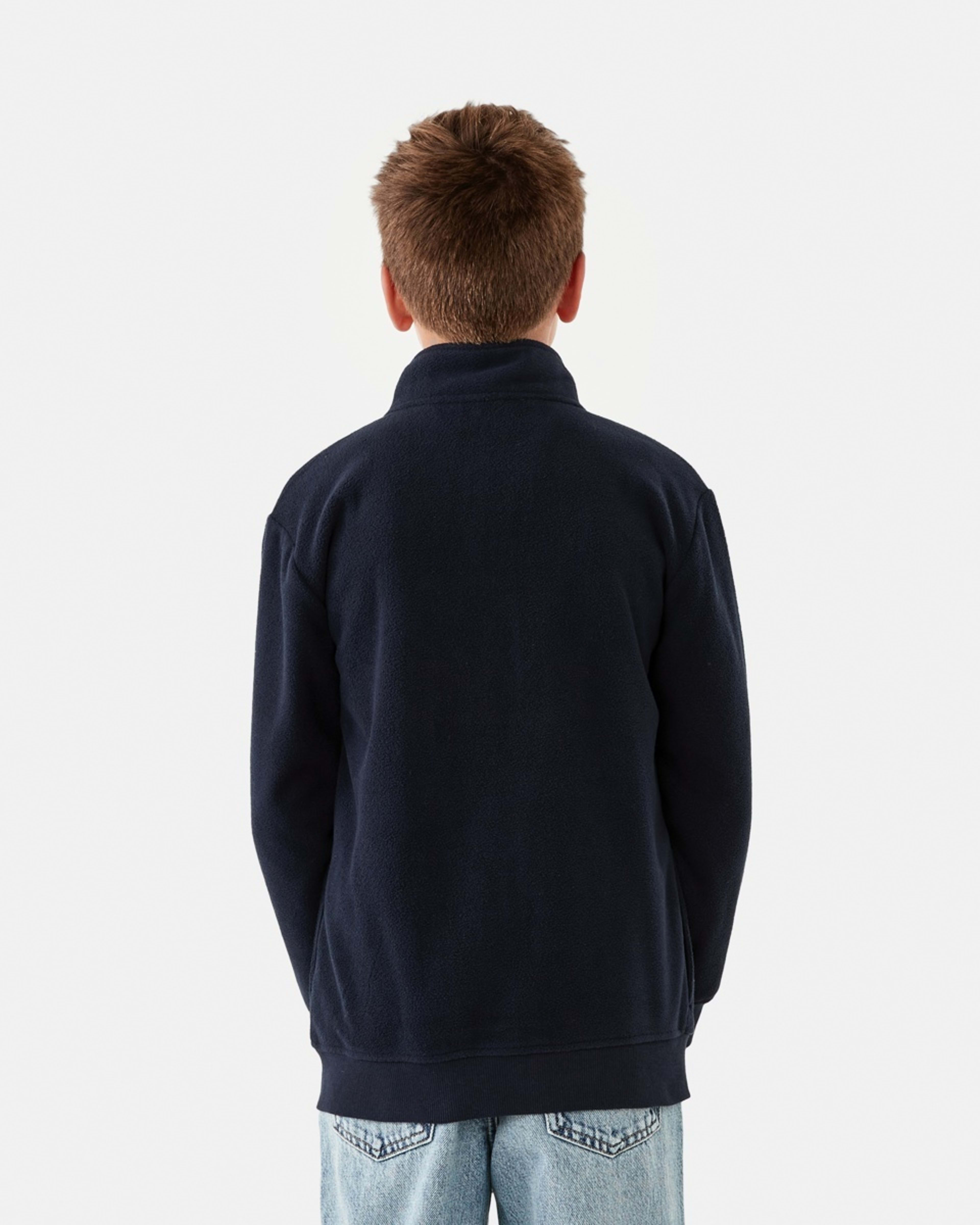 3 Zip Through Polar Fleece Sweatshirt Nvy Sphire, 3 of 10