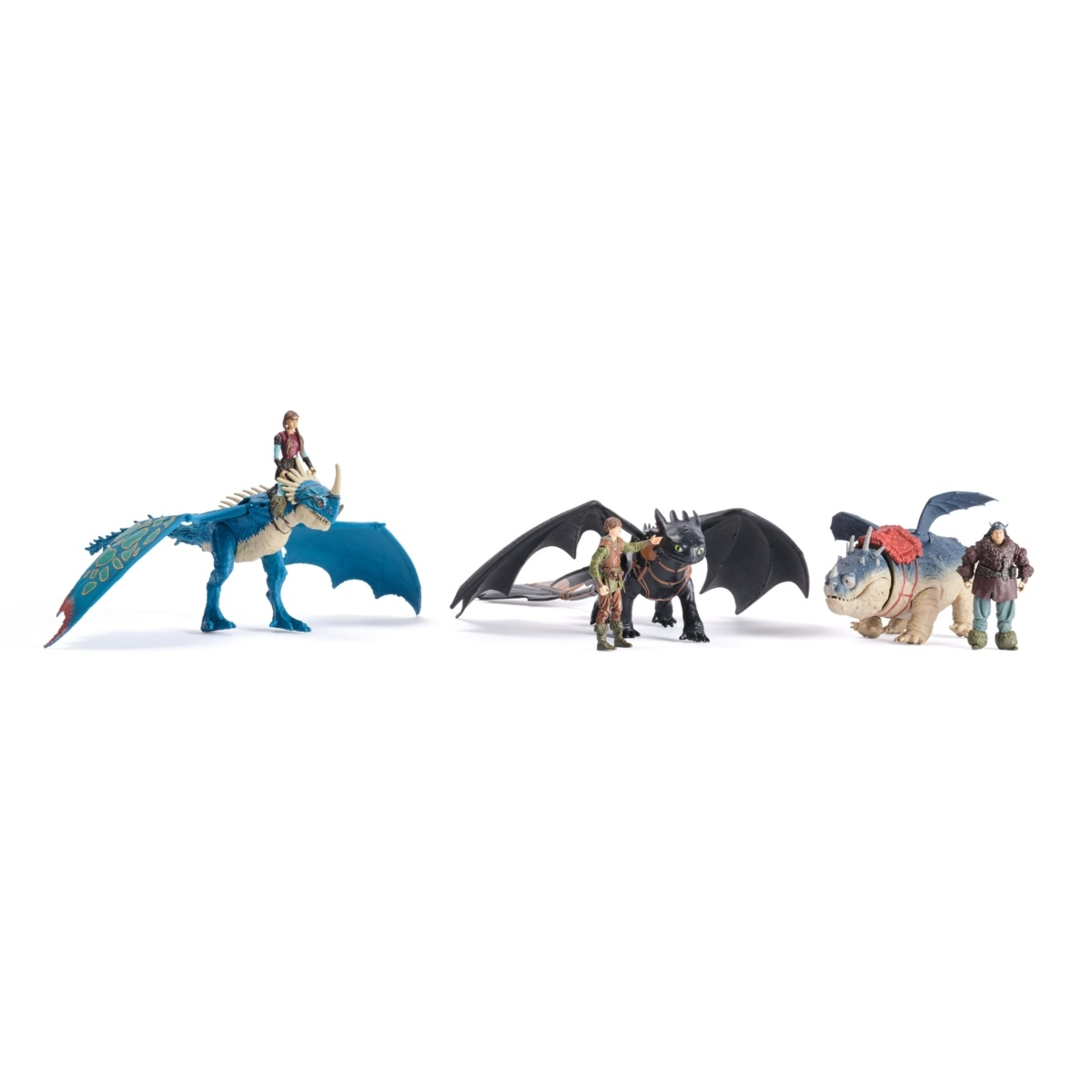 9 How To Train Your Dragon Toothless and Hiccup Action Figure Set, 9 of 10