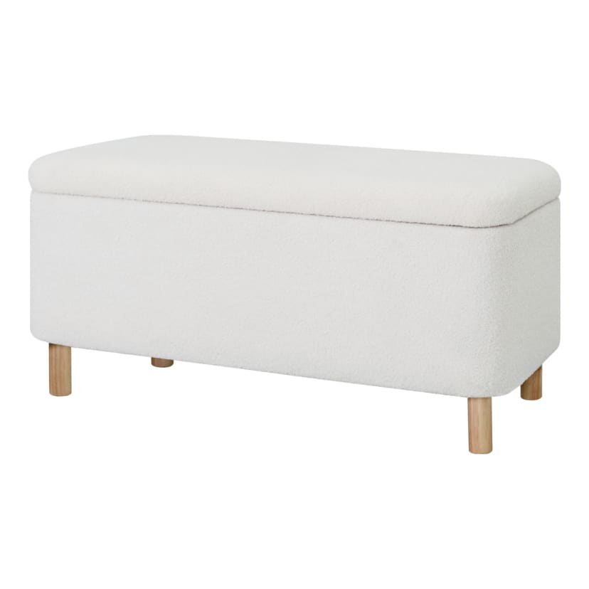 Boucle Storage Bench Kmart